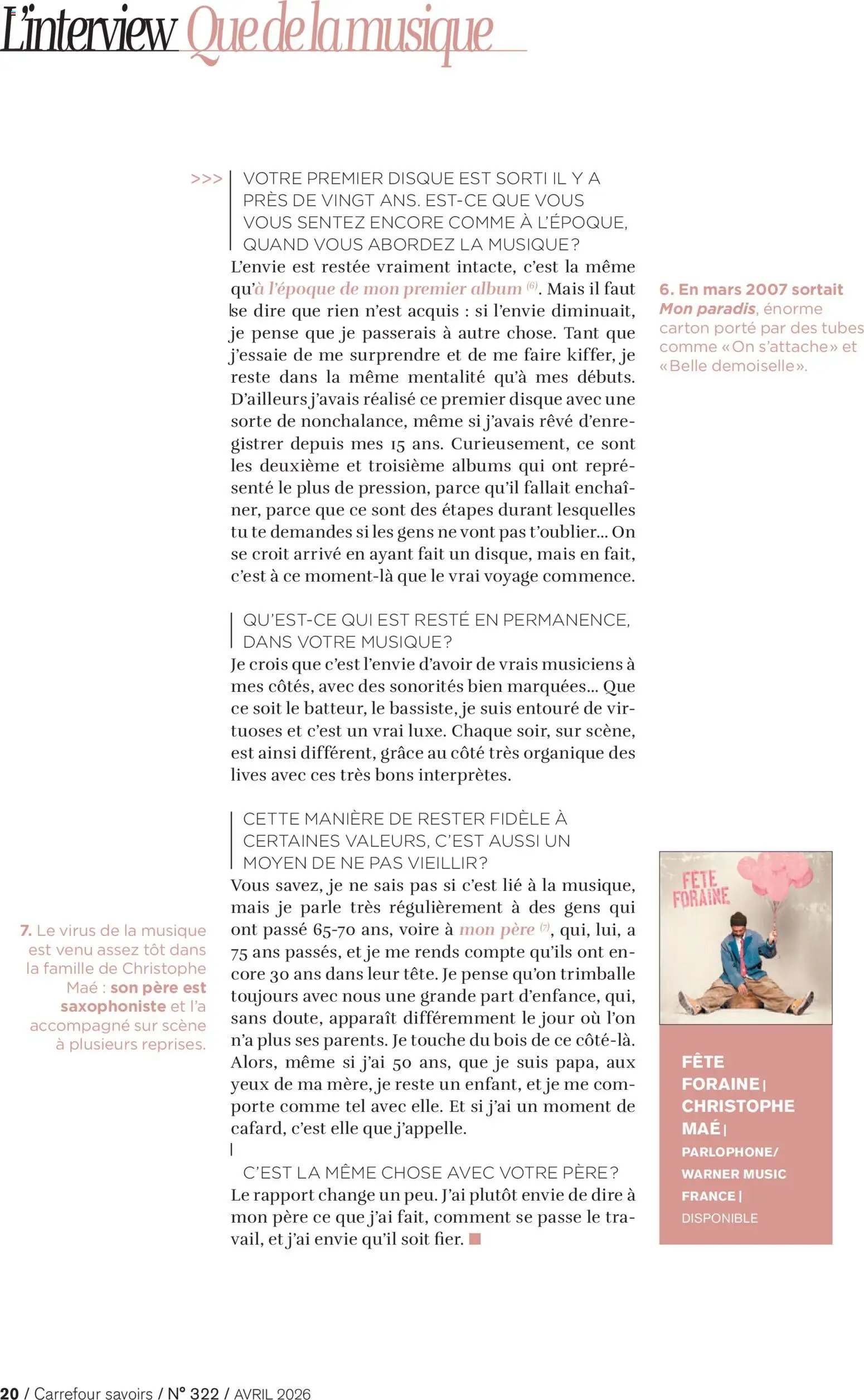 Carrefour contact Magazine