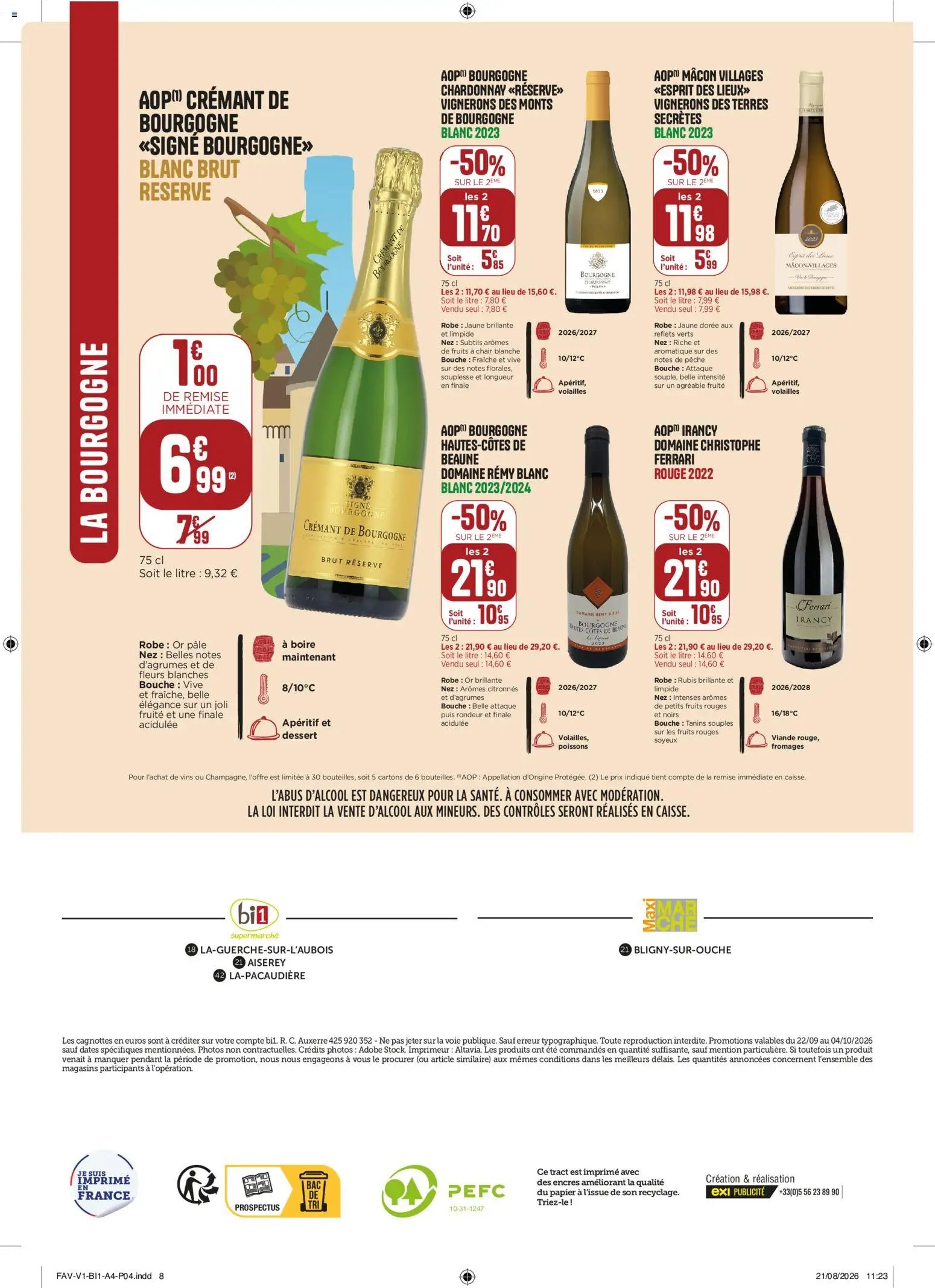bi1 Maxi marché vins 2026