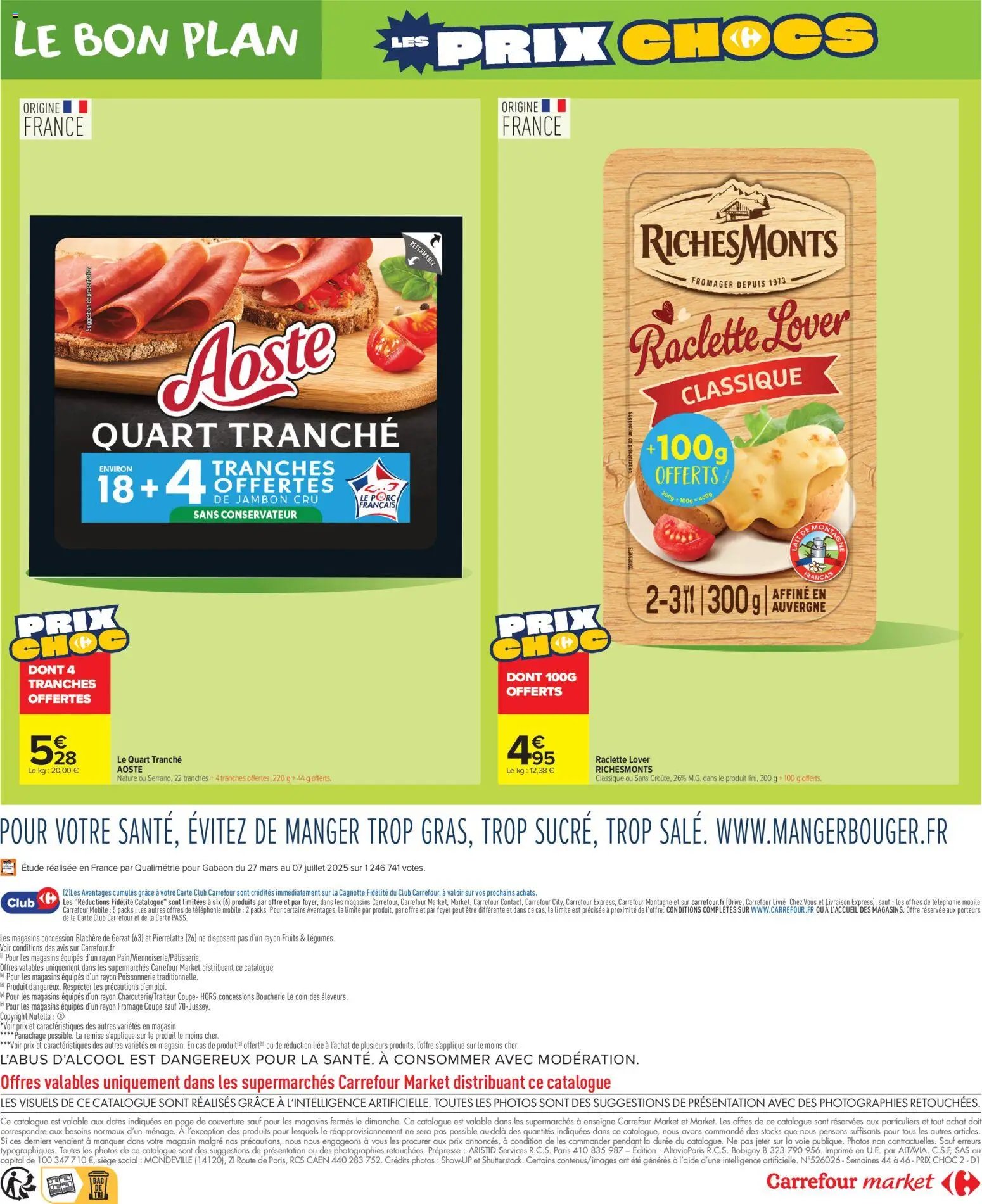 Carrefour Market Les prix chocs