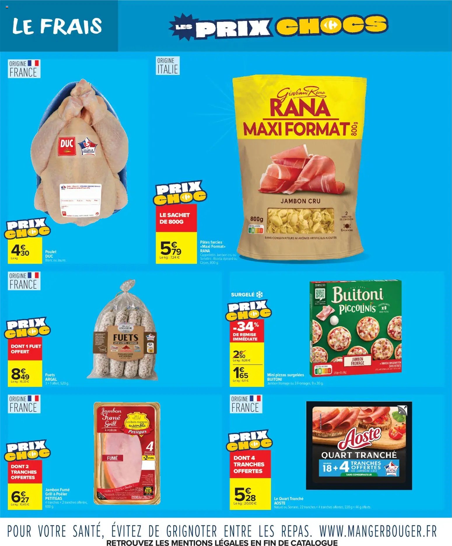 Carrefour Market Les prix chocs