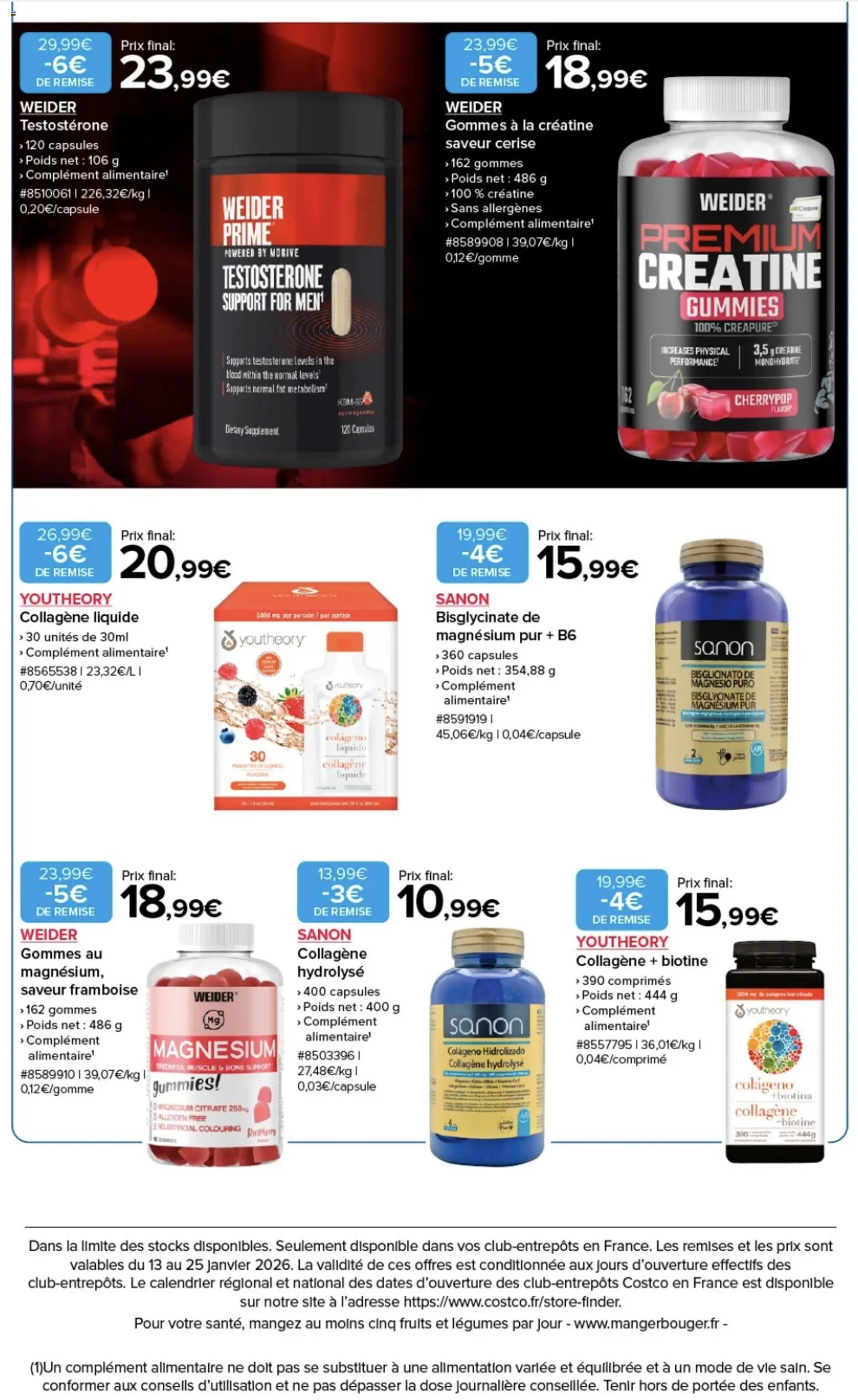 Costco Catalogue Forme (2026-01-13 - 2026-01-25)