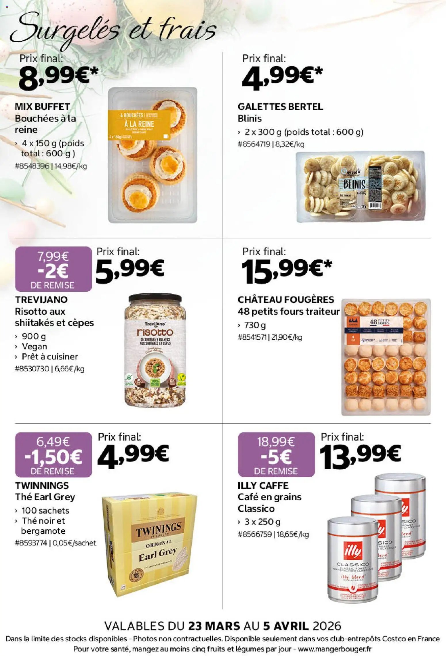 Costco Pâques (2026-03-23 - 2026-04-05)