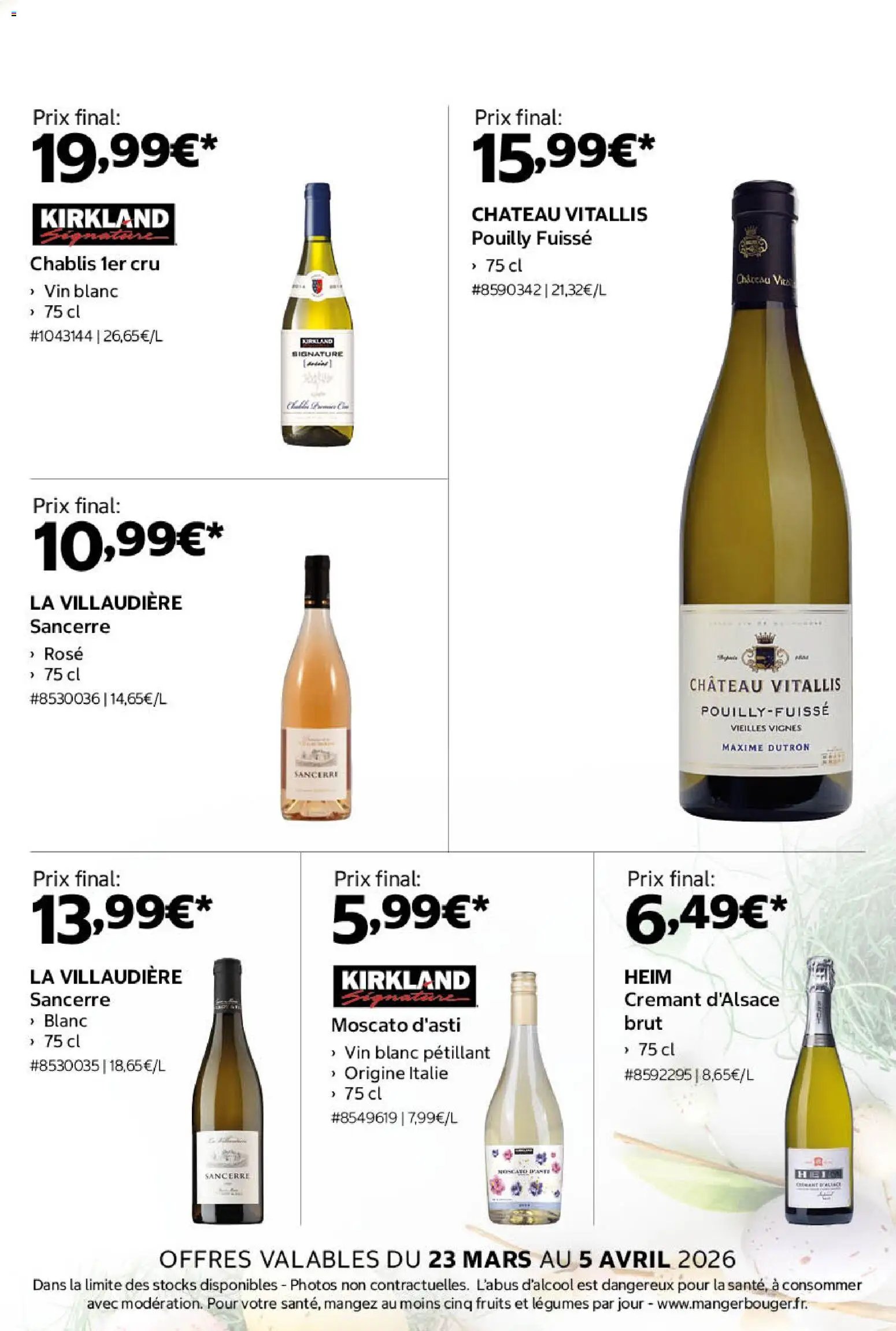 Costco Pâques (2026-03-23 - 2026-04-05)