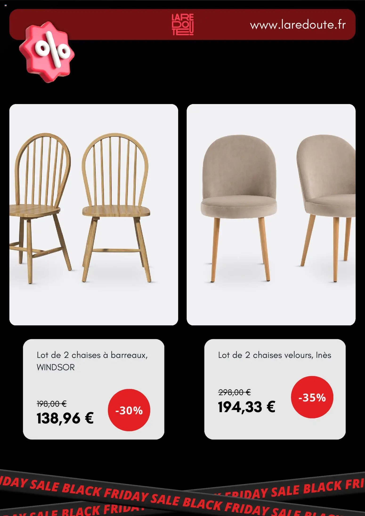 La Redoute Black Friday