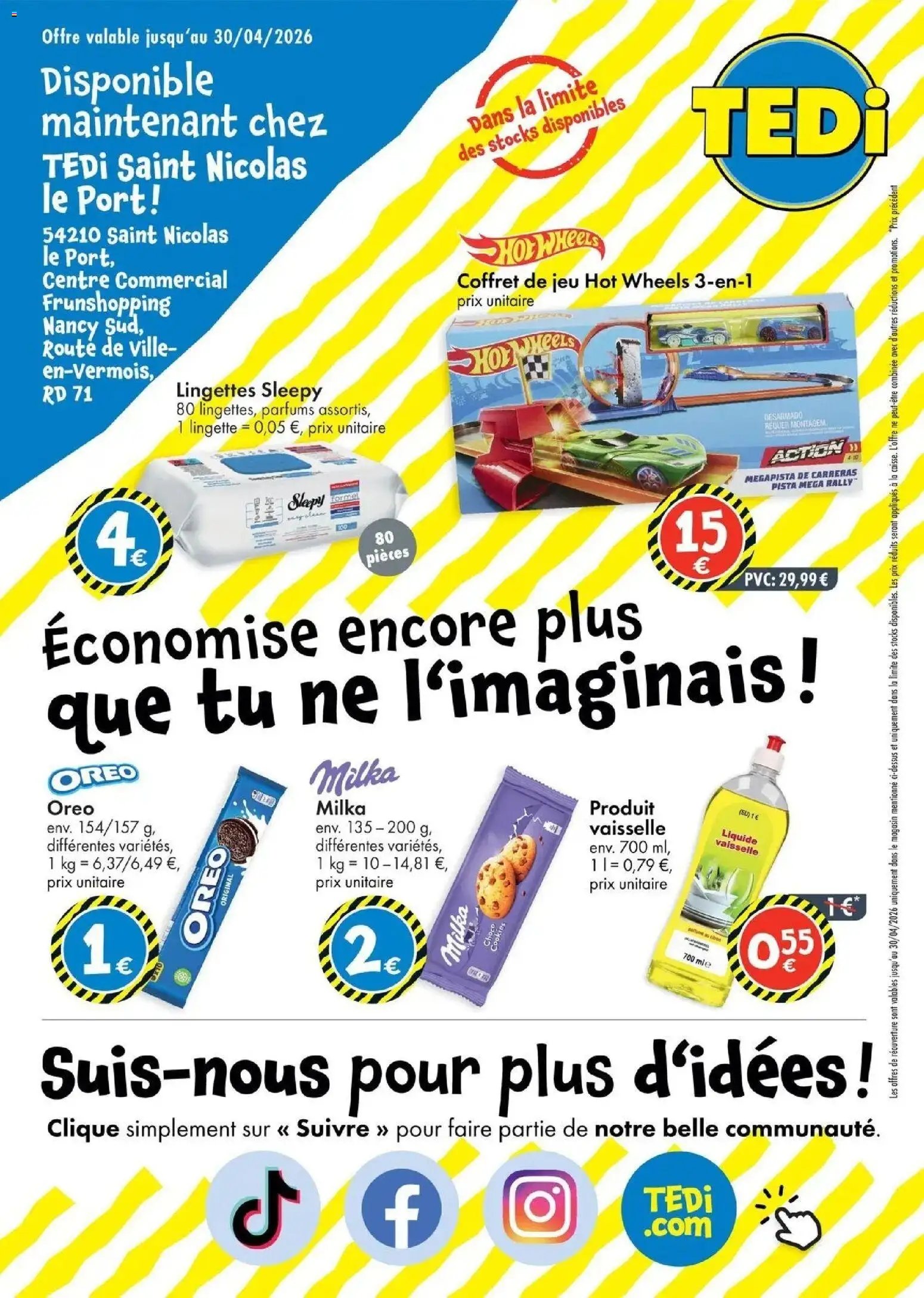 TEDi - TEDi: Découvrez les nouvelles offres - Saint Nicolas le Port