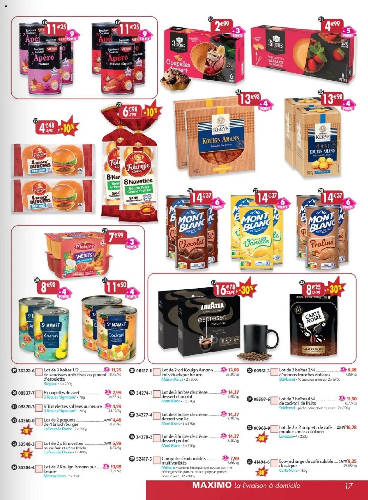 Maximo catalogue (2026-05-22 - 2026-06-18)