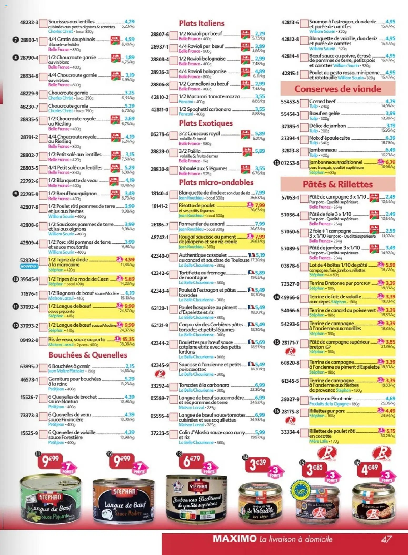 Maximo catalogue (2026-05-22 - 2026-06-18)