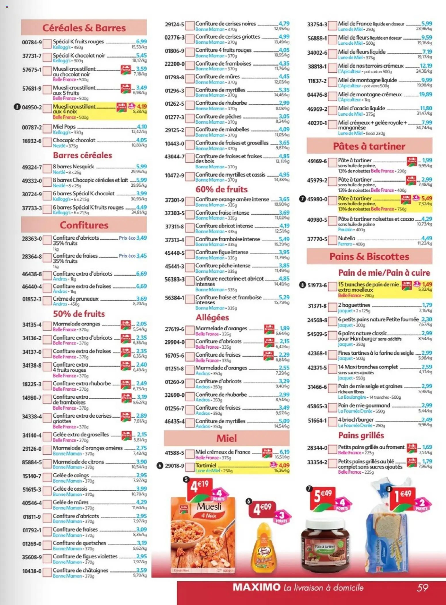Maximo catalogue (2026-05-22 - 2026-06-18)