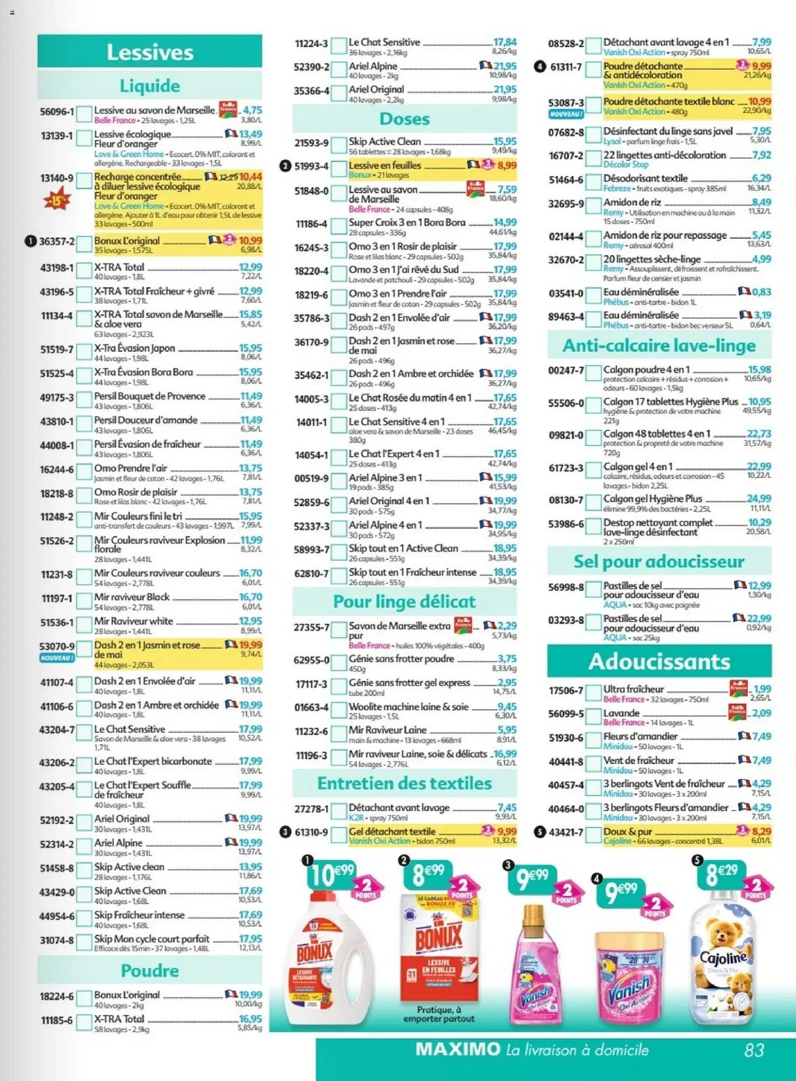 Maximo catalogue (2026-05-22 - 2026-06-18)