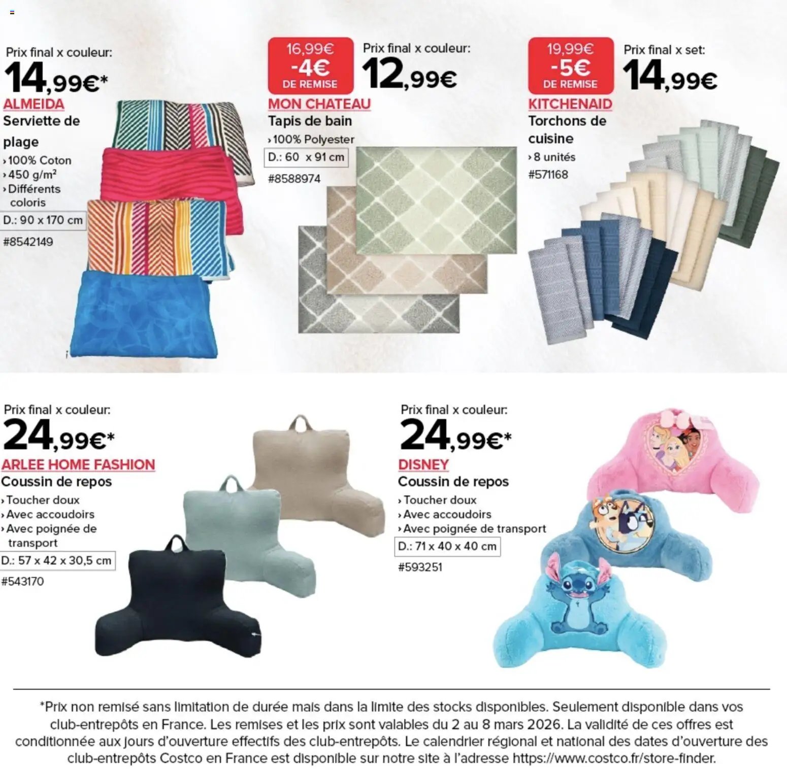 Costco catalogue zone de confort (2026-03-02 - 2026-03-08)