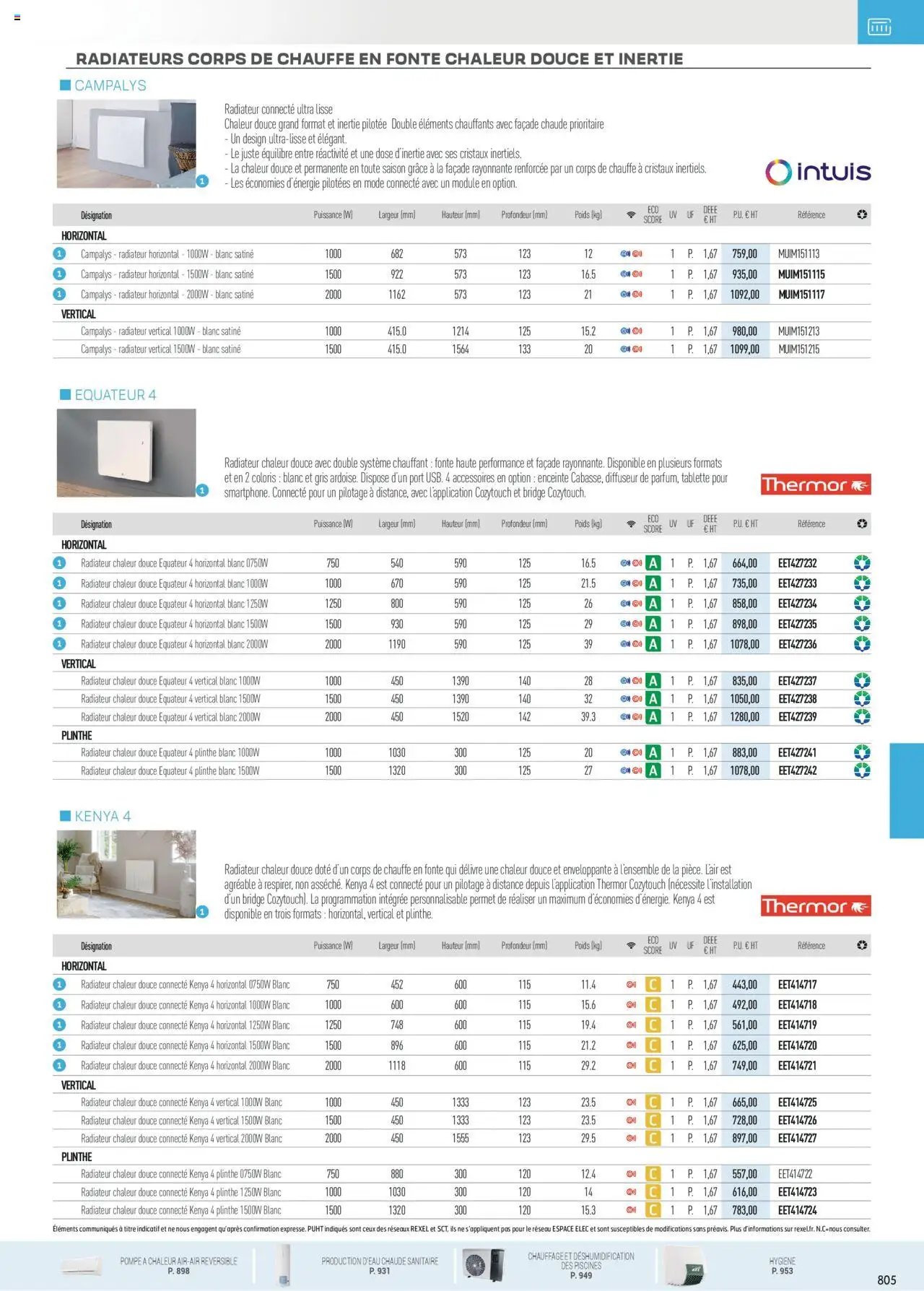 Rexel - Chauffage Électrique, ECS, PAC AIR-AIR Et Qualite De L´Air Interieur (2025-07-16 - 2025-12-31)