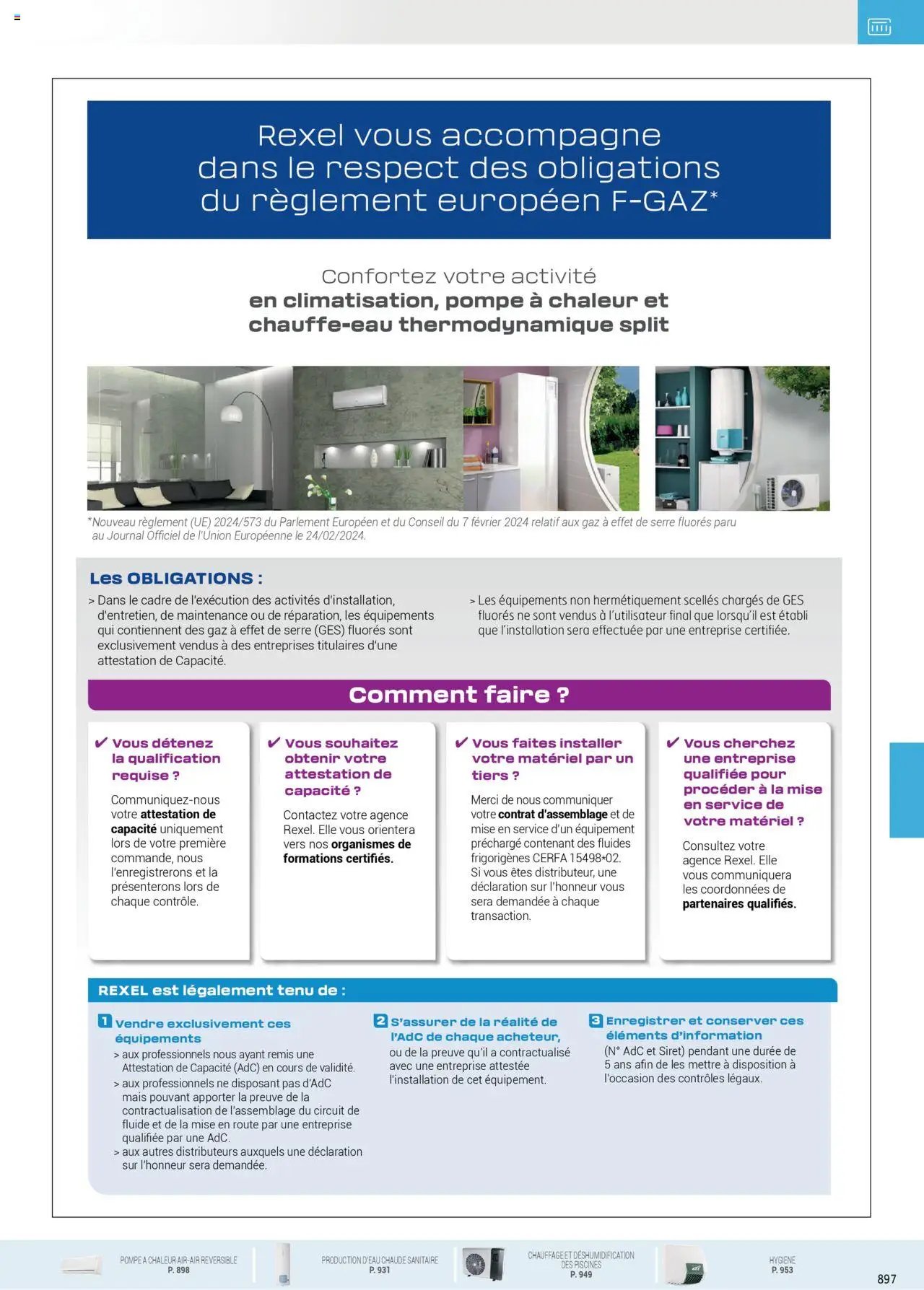 Rexel - Chauffage Électrique, ECS, PAC AIR-AIR Et Qualite De L´Air Interieur (2025-07-16 - 2025-12-31)