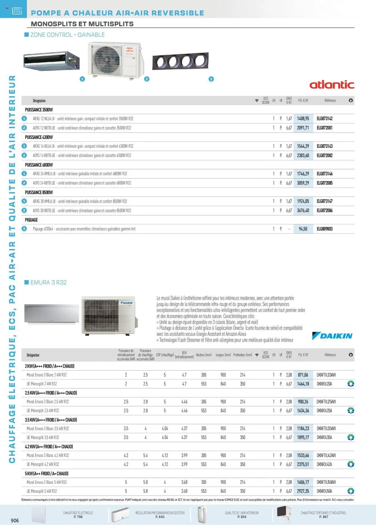 Rexel - Chauffage Électrique, ECS, PAC AIR-AIR Et Qualite De L´Air Interieur (2025-07-16 - 2025-12-31)