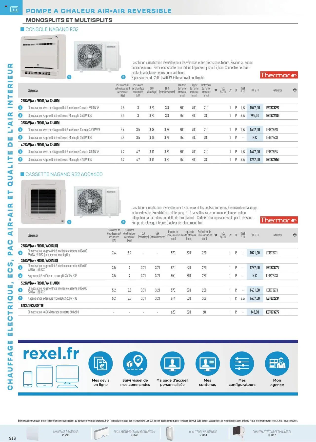 Rexel - Chauffage Électrique, ECS, PAC AIR-AIR Et Qualite De L´Air Interieur (2025-07-16 - 2025-12-31)