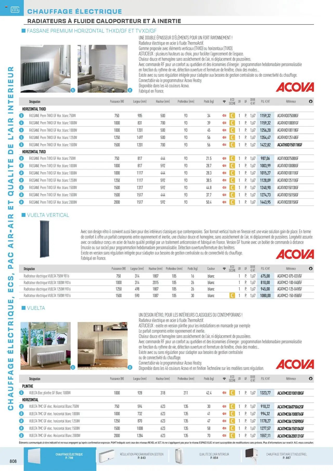 Rexel - Chauffage Électrique, ECS, PAC AIR-AIR Et Qualite De L´Air Interieur (2025-07-16 - 2025-12-31)