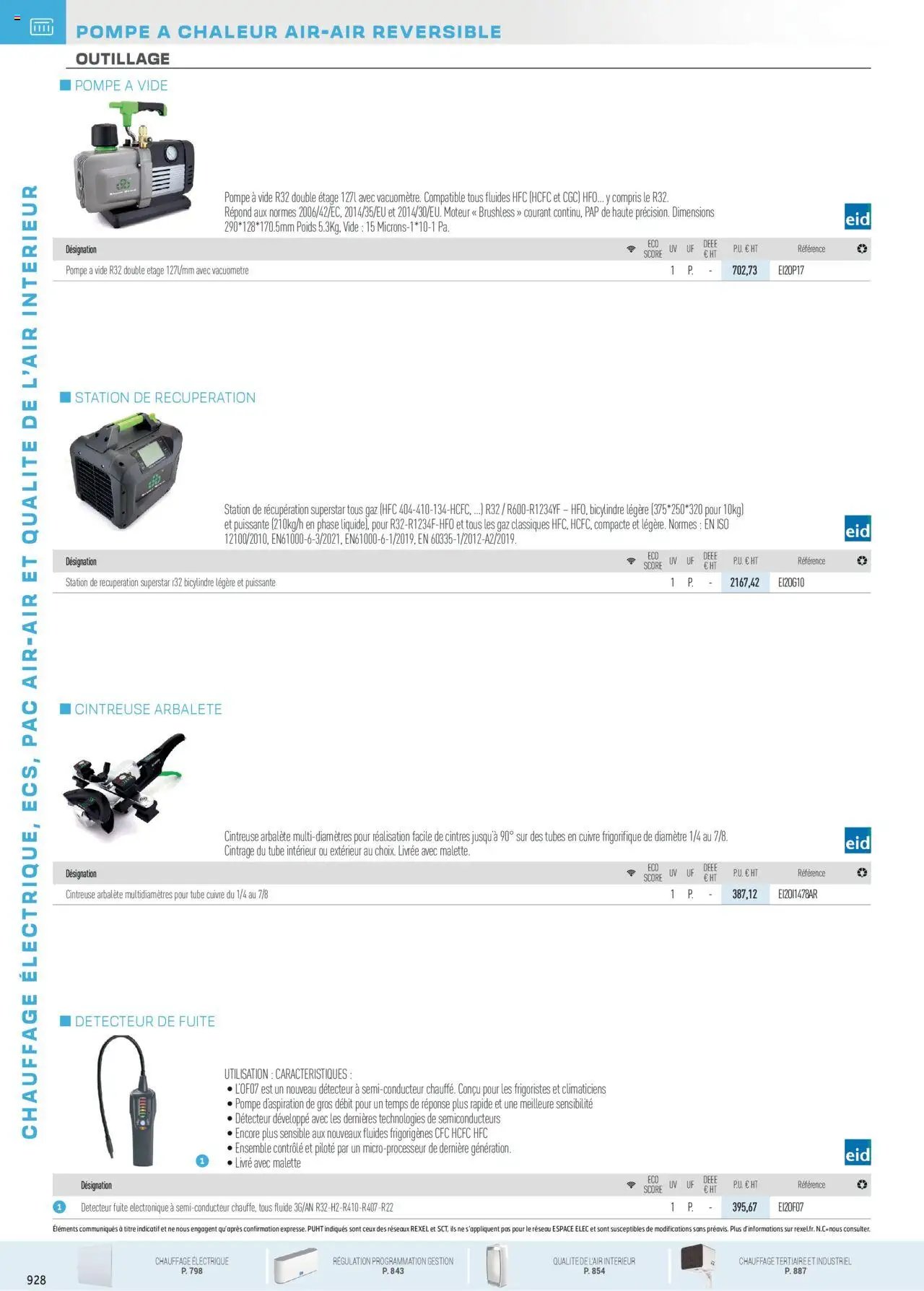 Rexel - Chauffage Électrique, ECS, PAC AIR-AIR Et Qualite De L´Air Interieur (2025-07-16 - 2025-12-31)