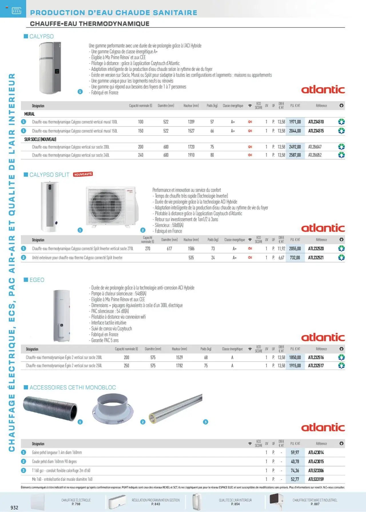 Rexel - Chauffage Électrique, ECS, PAC AIR-AIR Et Qualite De L´Air Interieur (2025-07-16 - 2025-12-31)