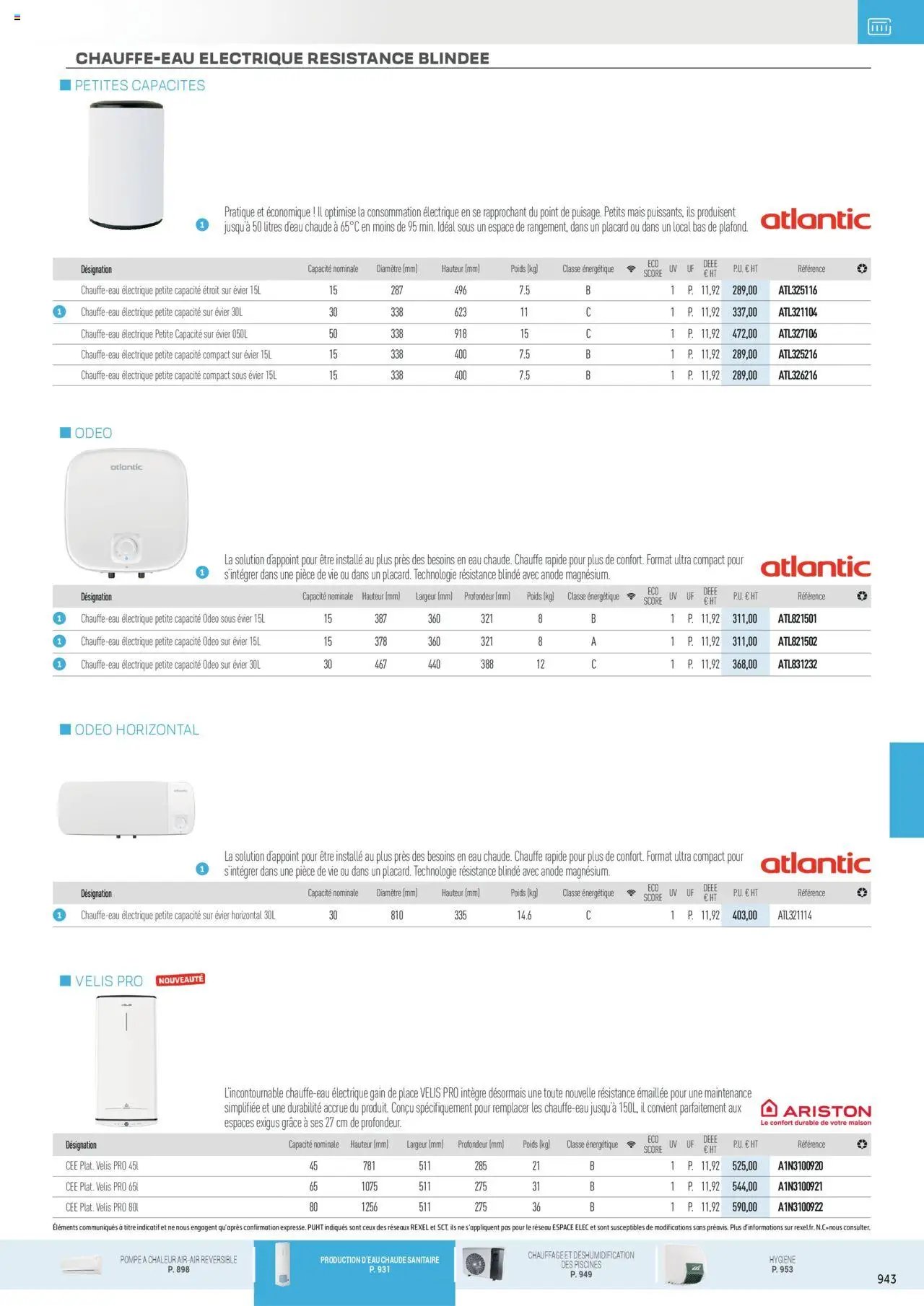 Rexel - Chauffage Électrique, ECS, PAC AIR-AIR Et Qualite De L´Air Interieur (2025-07-16 - 2025-12-31)