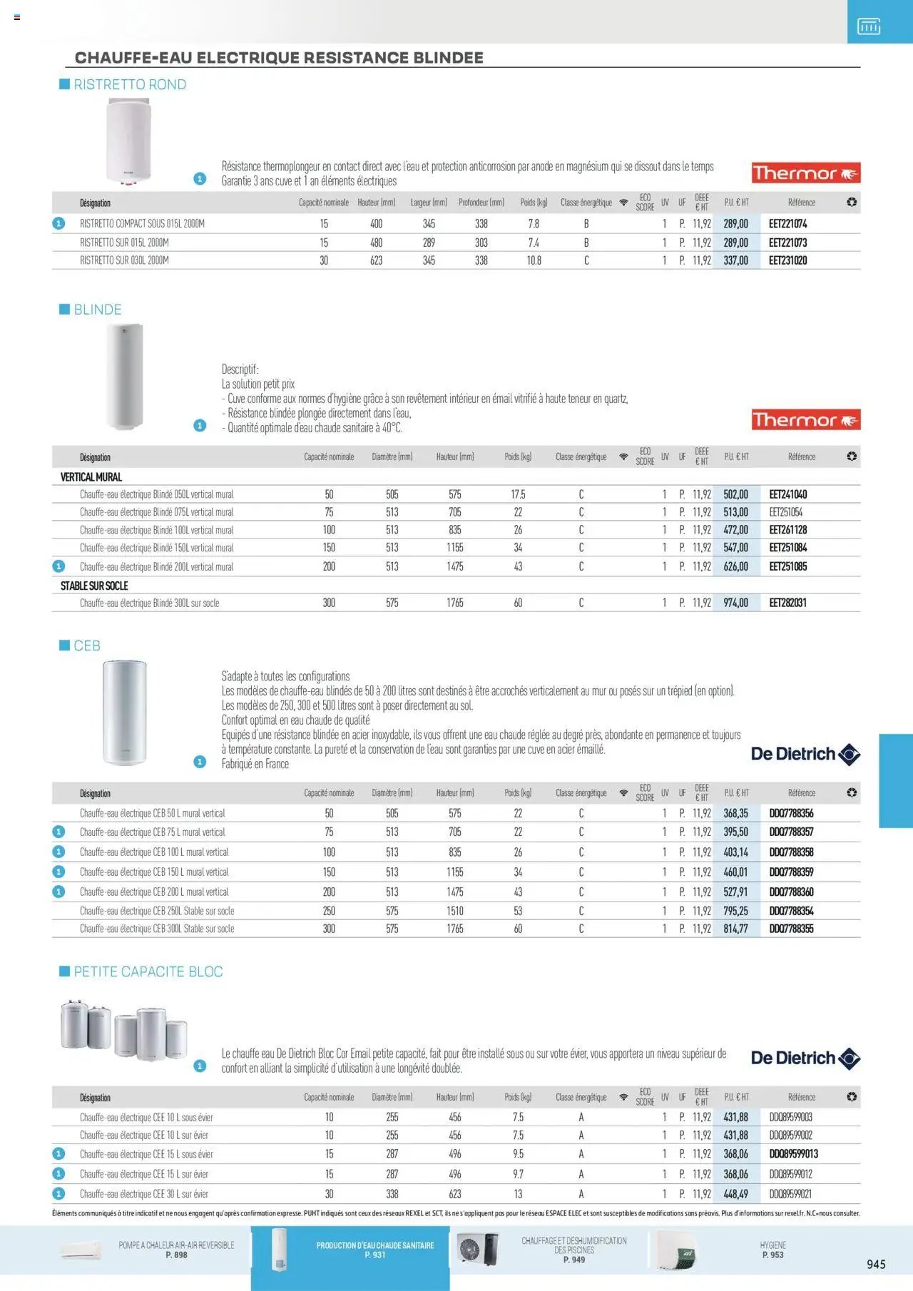 Rexel - Chauffage Électrique, ECS, PAC AIR-AIR Et Qualite De L´Air Interieur (2025-07-16 - 2025-12-31)