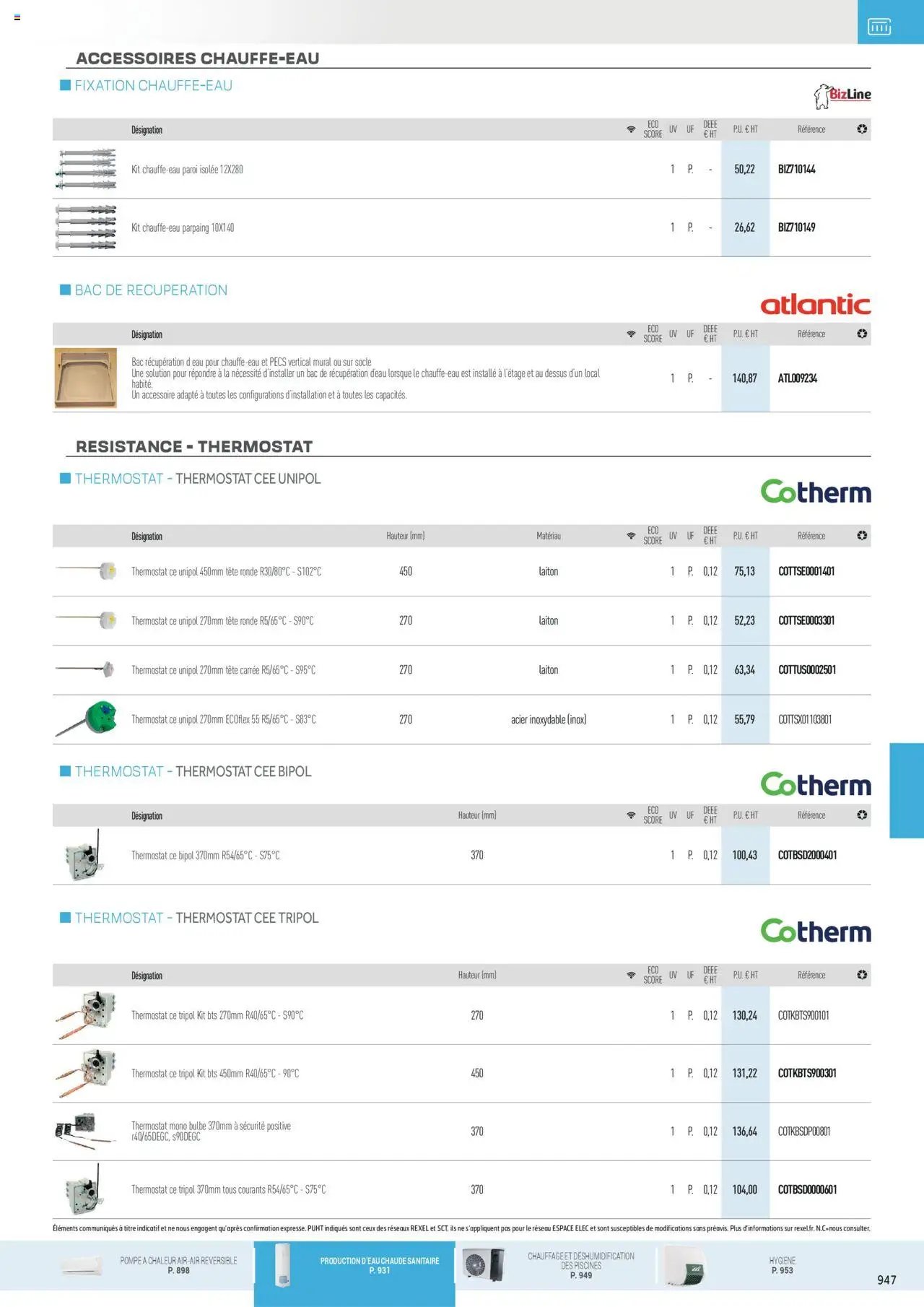 Rexel - Chauffage Électrique, ECS, PAC AIR-AIR Et Qualite De L´Air Interieur (2025-07-16 - 2025-12-31)