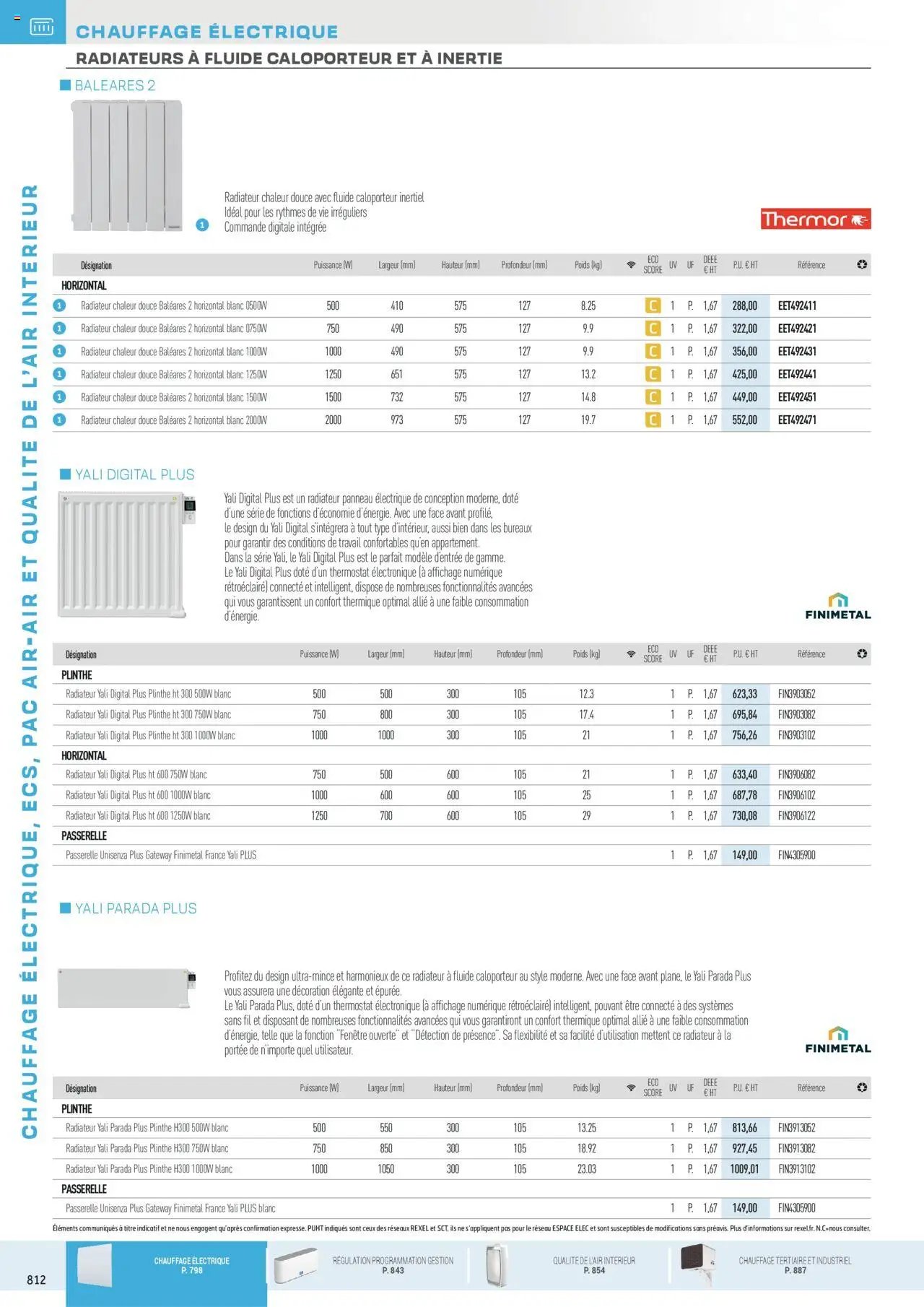 Rexel - Chauffage Électrique, ECS, PAC AIR-AIR Et Qualite De L´Air Interieur (2025-07-16 - 2025-12-31)
