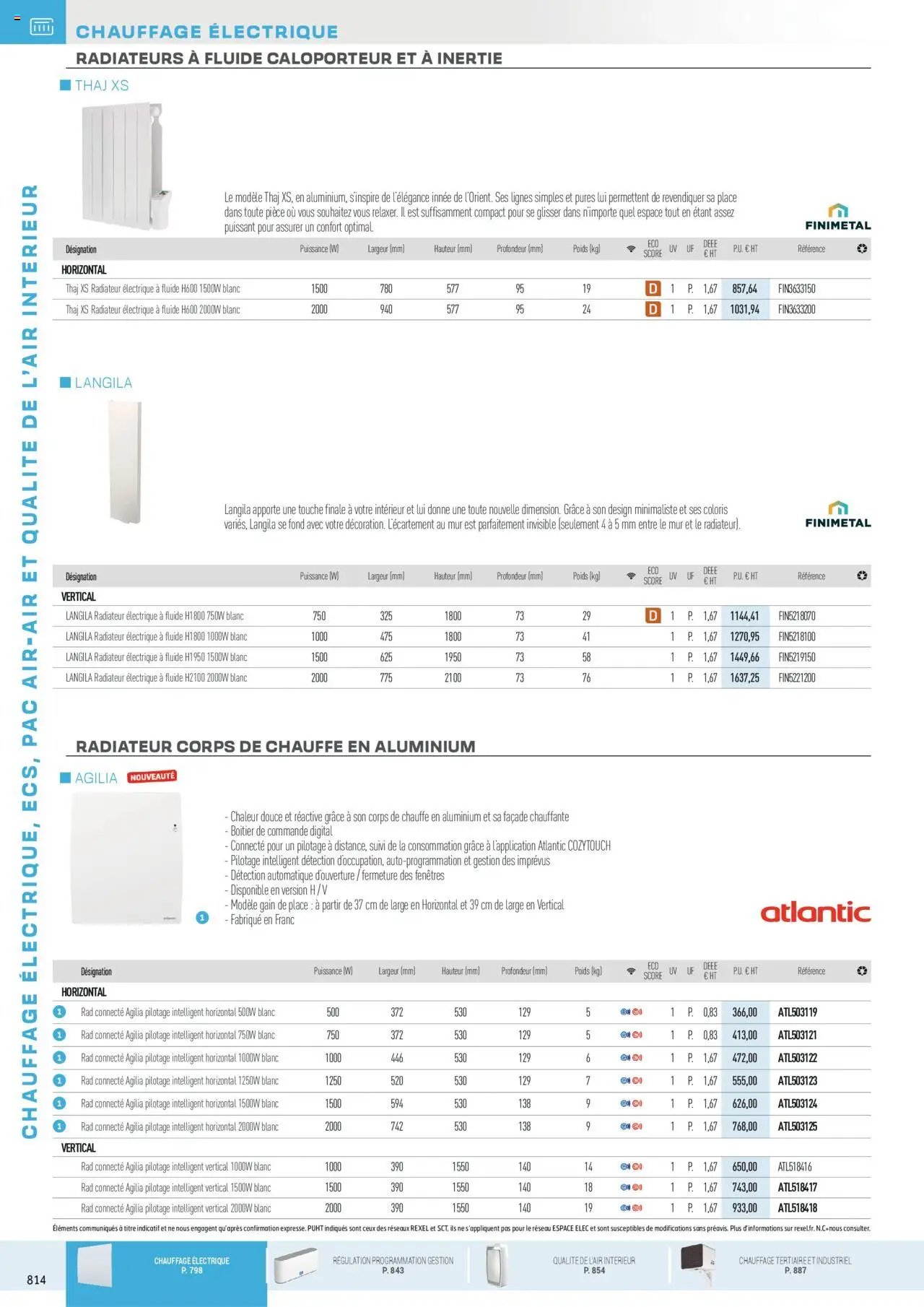 Rexel - Chauffage Électrique, ECS, PAC AIR-AIR Et Qualite De L´Air Interieur (2025-07-16 - 2025-12-31)