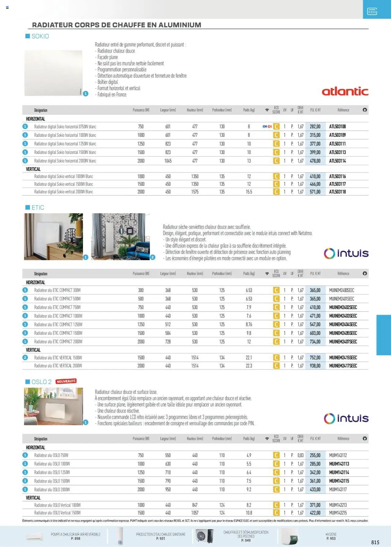 Rexel - Chauffage Électrique, ECS, PAC AIR-AIR Et Qualite De L´Air Interieur (2025-07-16 - 2025-12-31)