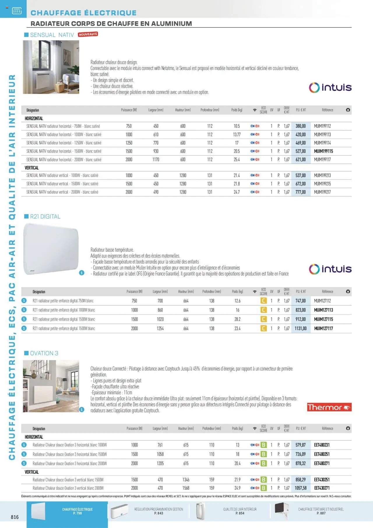 Rexel - Chauffage Électrique, ECS, PAC AIR-AIR Et Qualite De L´Air Interieur (2025-07-16 - 2025-12-31)