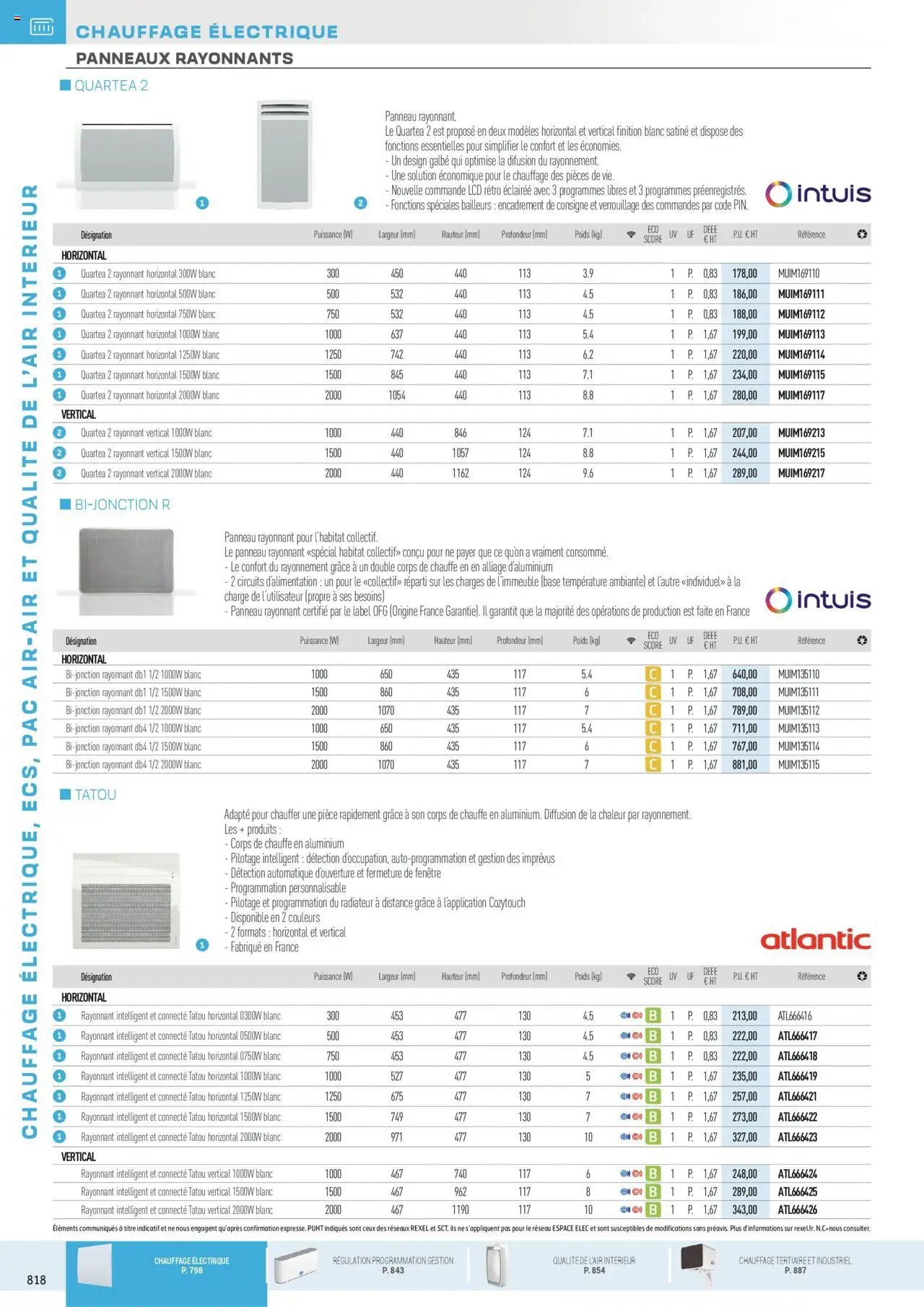Rexel - Chauffage Électrique, ECS, PAC AIR-AIR Et Qualite De L´Air Interieur (2025-07-16 - 2025-12-31)