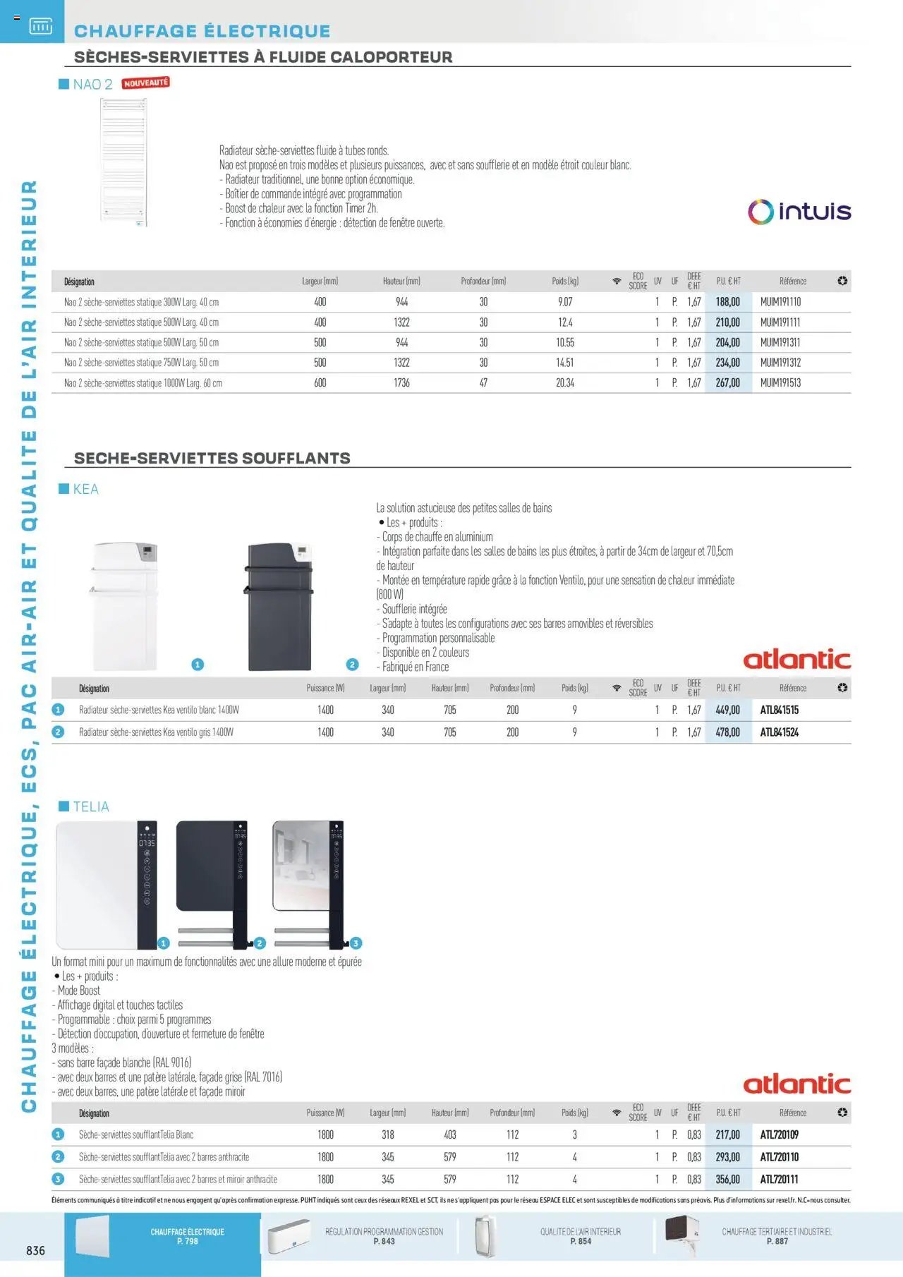 Rexel - Chauffage Électrique, ECS, PAC AIR-AIR Et Qualite De L´Air Interieur (2025-07-16 - 2025-12-31)