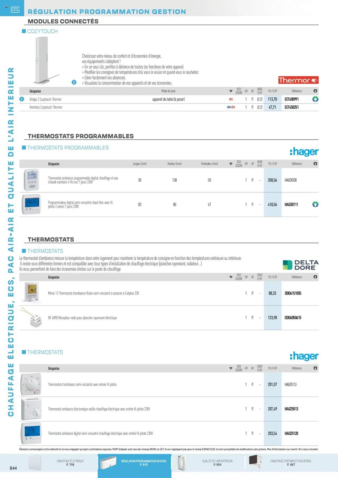Rexel - Chauffage Électrique, ECS, PAC AIR-AIR Et Qualite De L´Air Interieur (2025-07-16 - 2025-12-31)