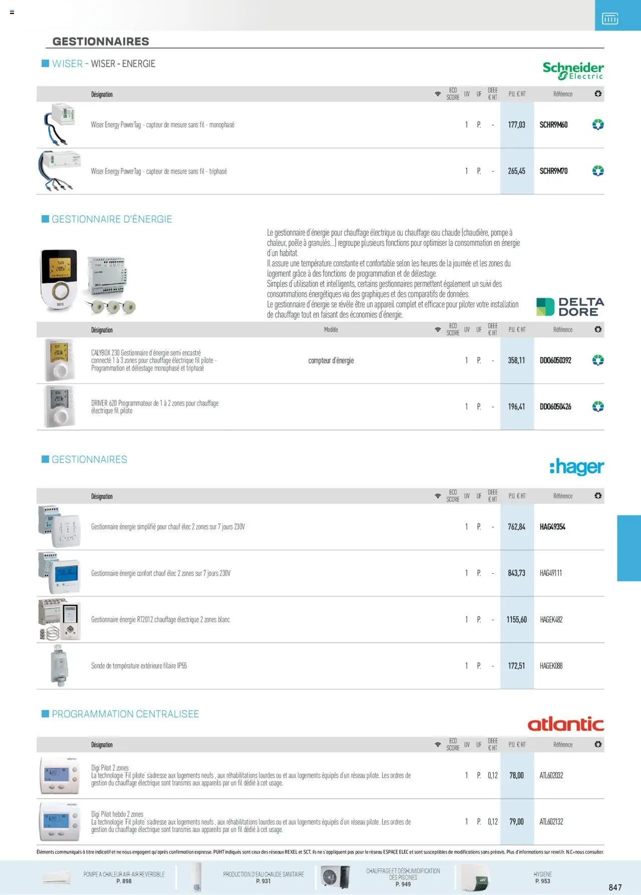 Rexel - Chauffage Électrique, ECS, PAC AIR-AIR Et Qualite De L´Air Interieur (2025-07-16 - 2025-12-31)