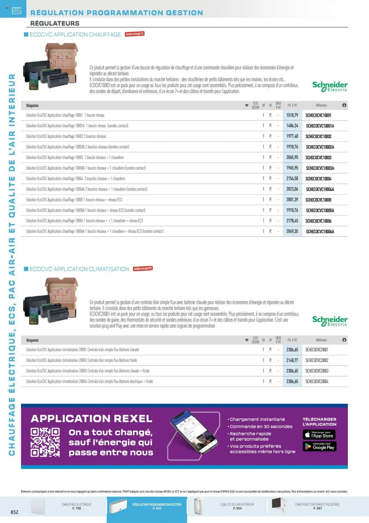 Rexel - Chauffage Électrique, ECS, PAC AIR-AIR Et Qualite De L´Air Interieur (2025-07-16 - 2025-12-31)