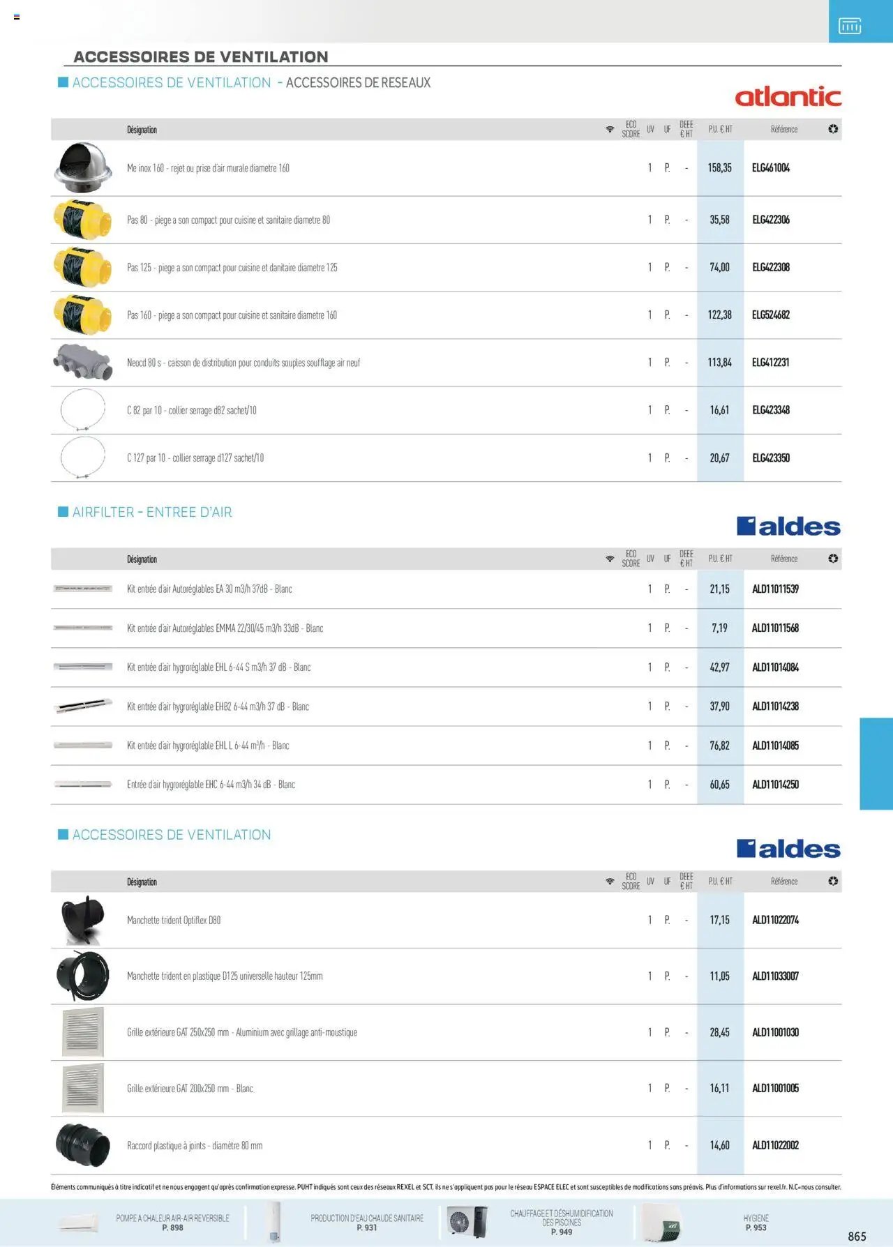 Rexel - Chauffage Électrique, ECS, PAC AIR-AIR Et Qualite De L´Air Interieur (2025-07-16 - 2025-12-31)