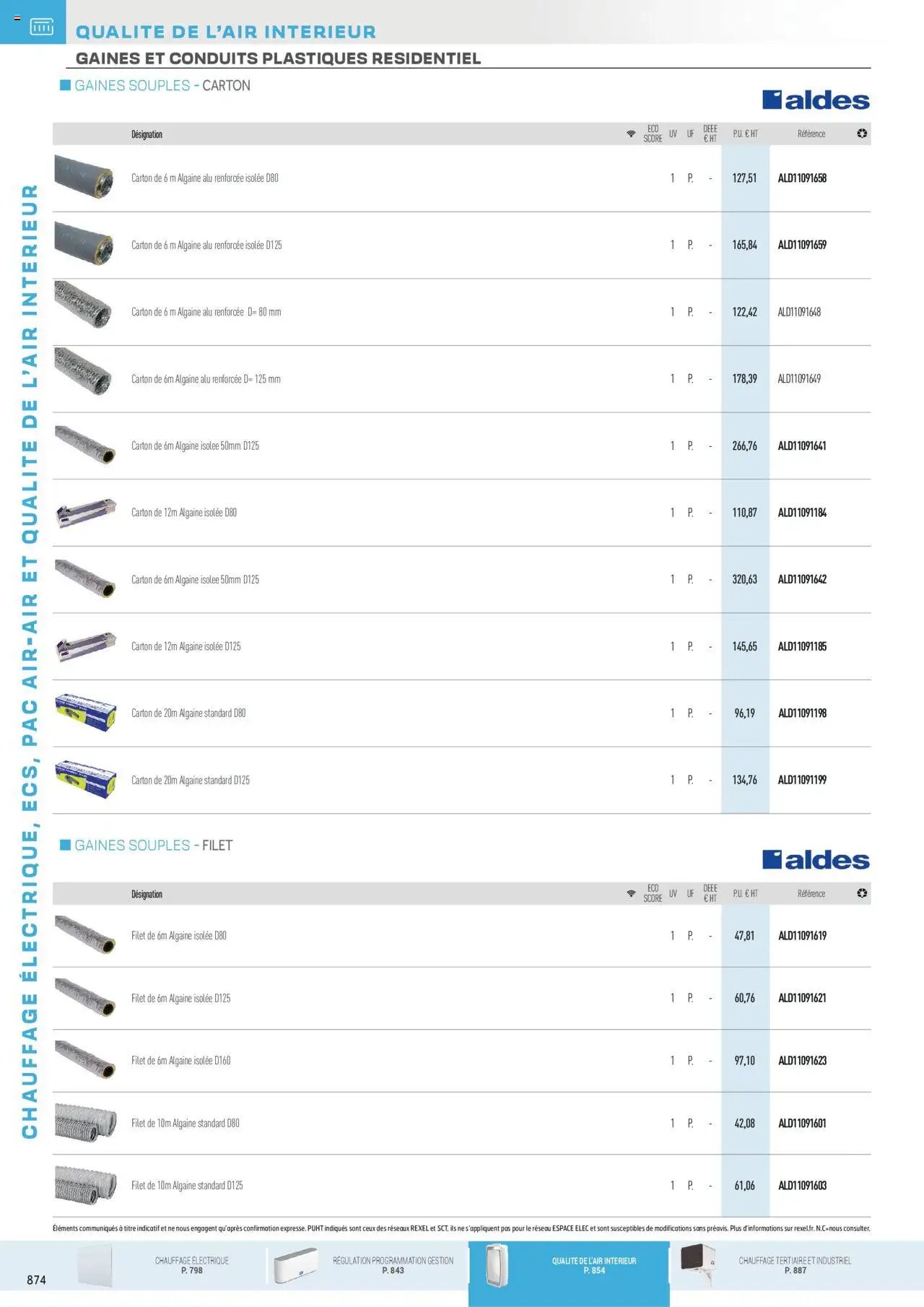 Rexel - Chauffage Électrique, ECS, PAC AIR-AIR Et Qualite De L´Air Interieur (2025-07-16 - 2025-12-31)