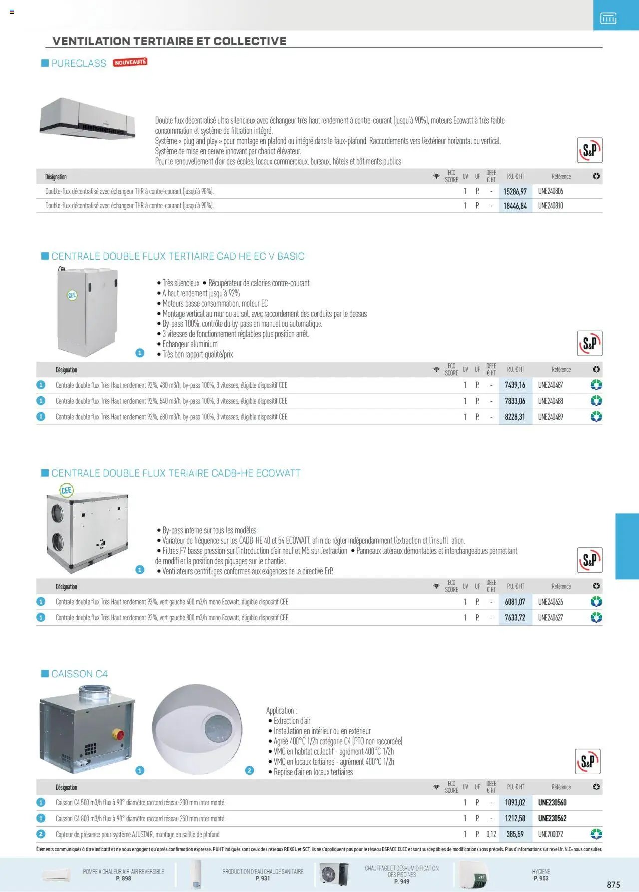 Rexel - Chauffage Électrique, ECS, PAC AIR-AIR Et Qualite De L´Air Interieur (2025-07-16 - 2025-12-31)