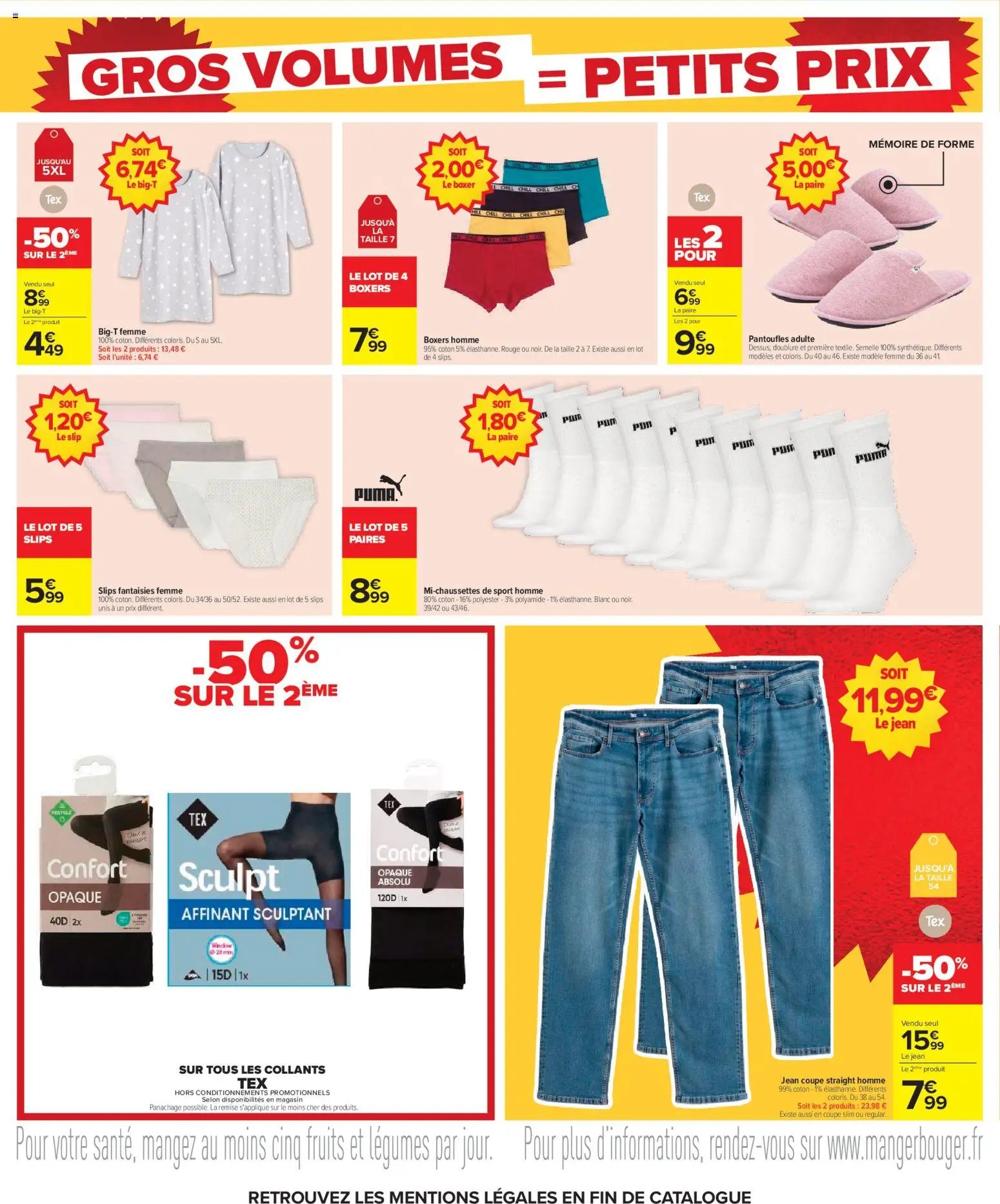 Carrefour Gros volumes = petits prix
