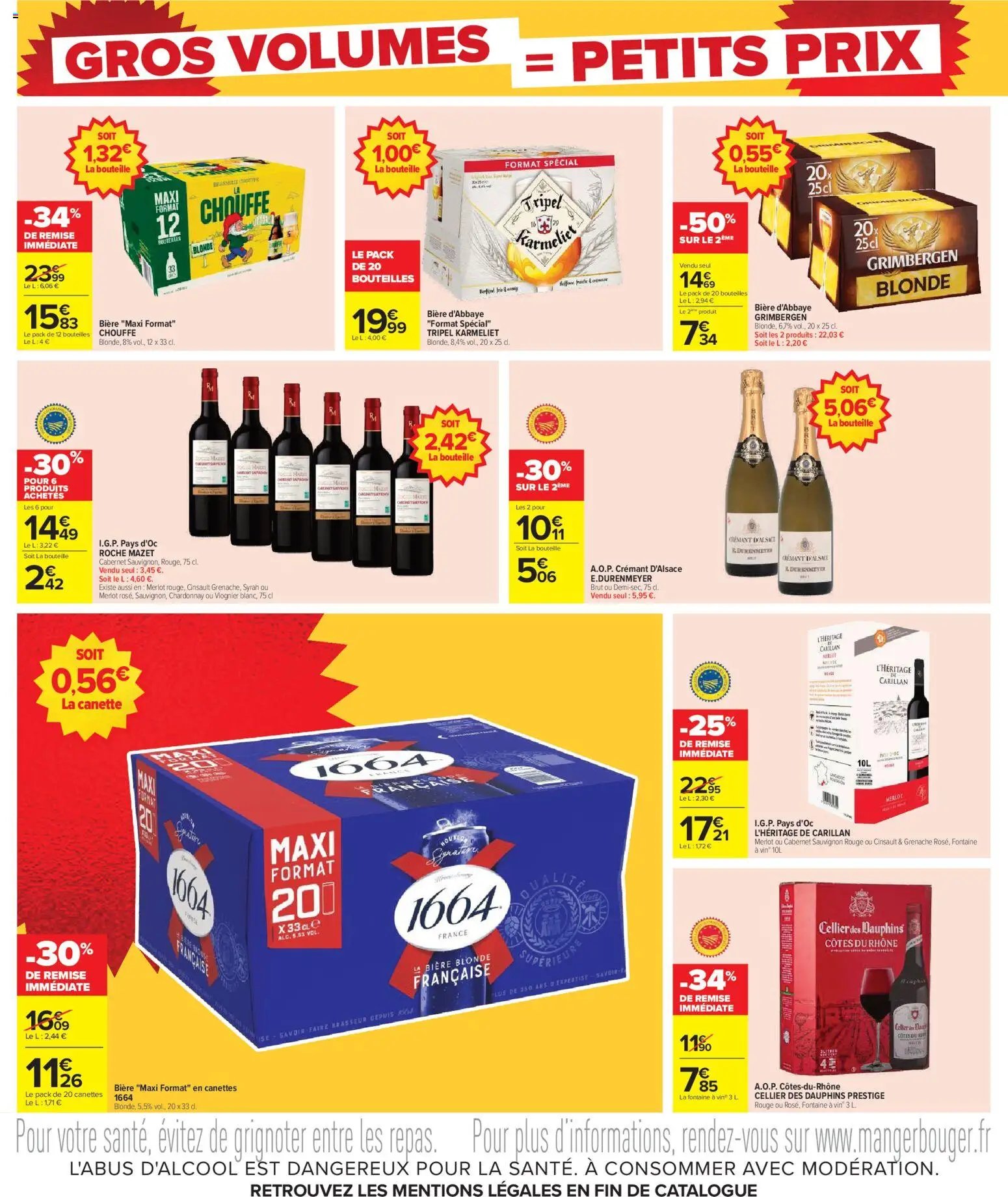 Carrefour Gros volumes = petits prix