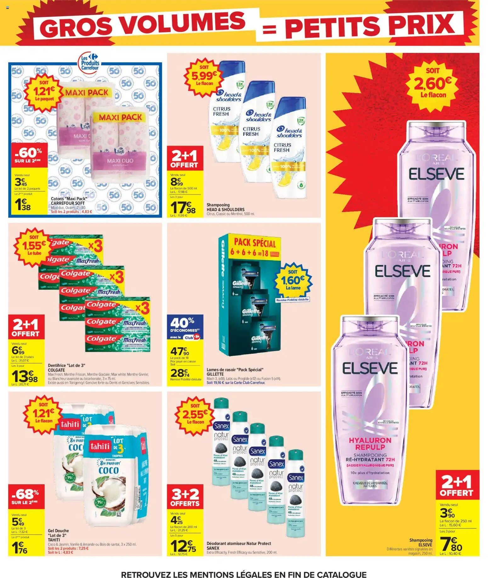 Carrefour Gros volumes = petits prix