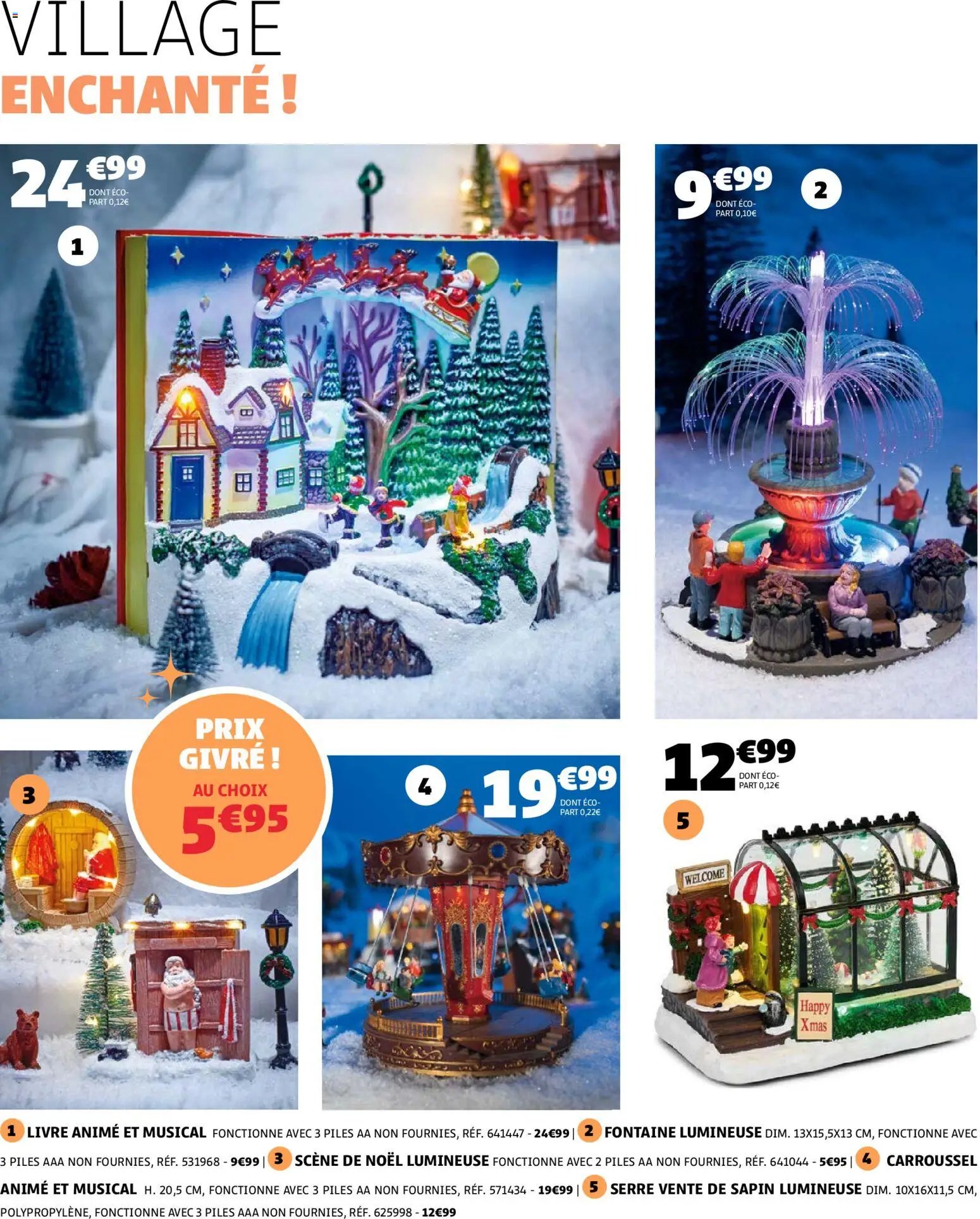 GiFi catalogue déco spécial noël