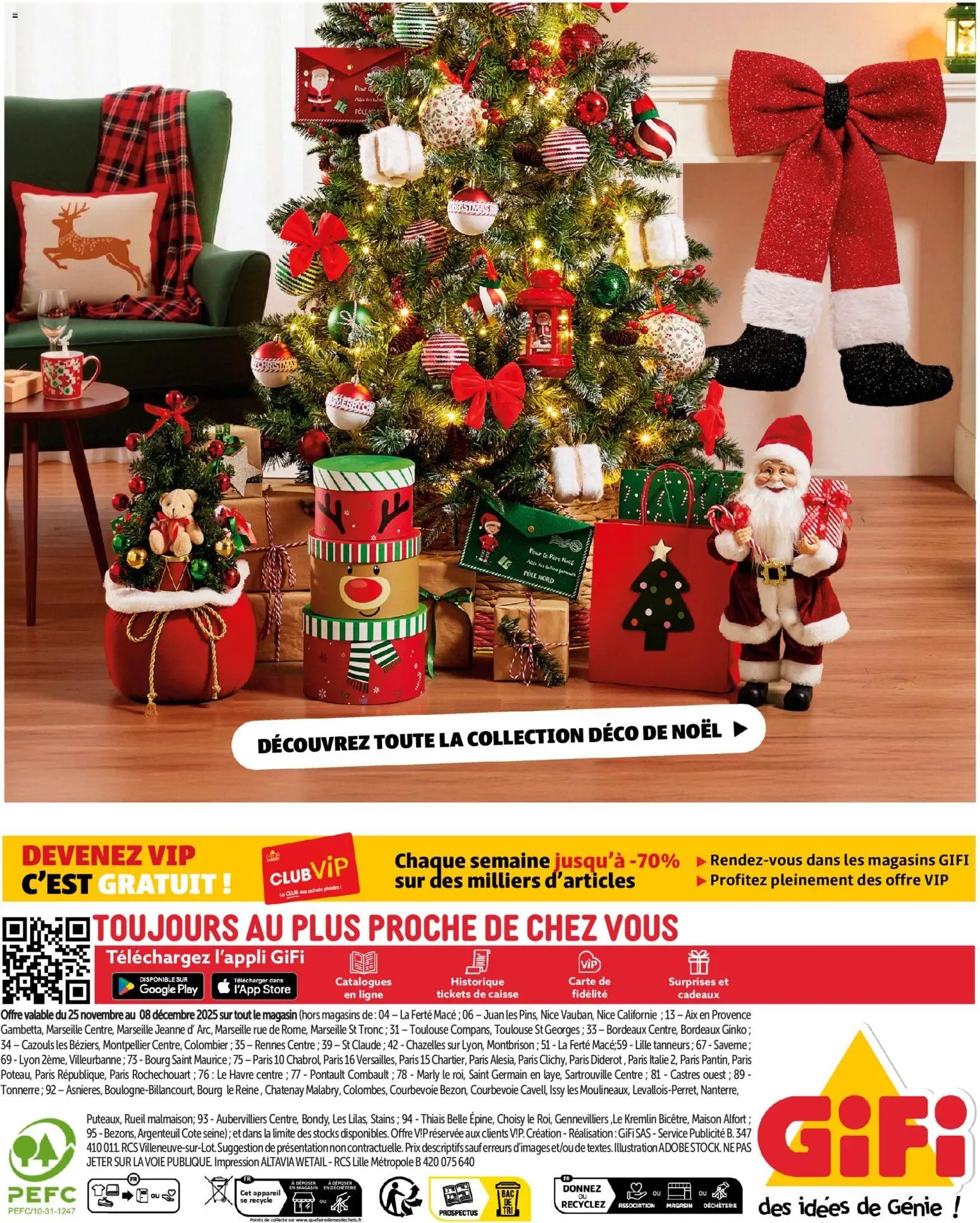 GiFi catalogue déco spécial noël