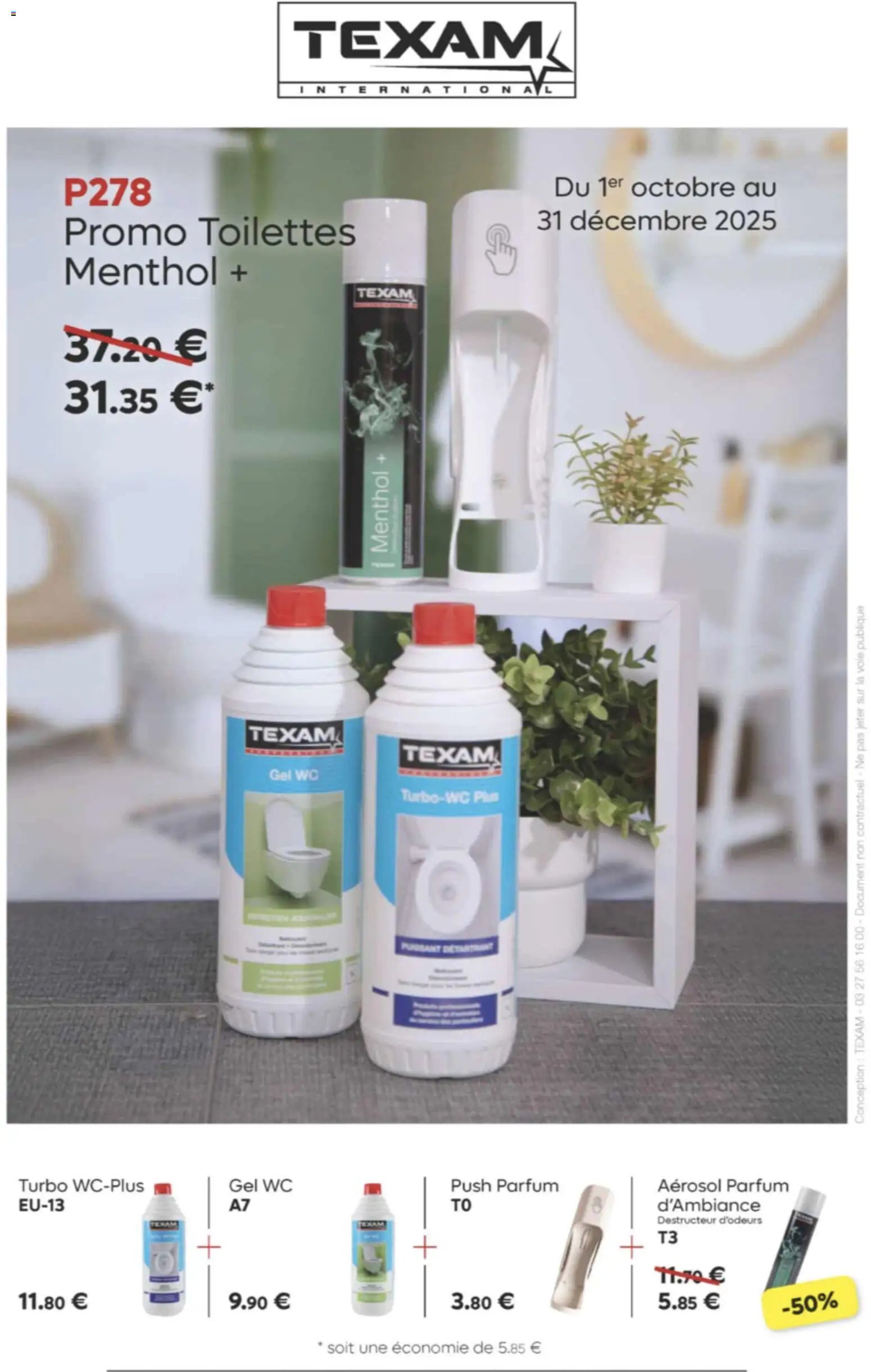 Texam Les promos du moment  (2025-10-01 - 2025-12-31)