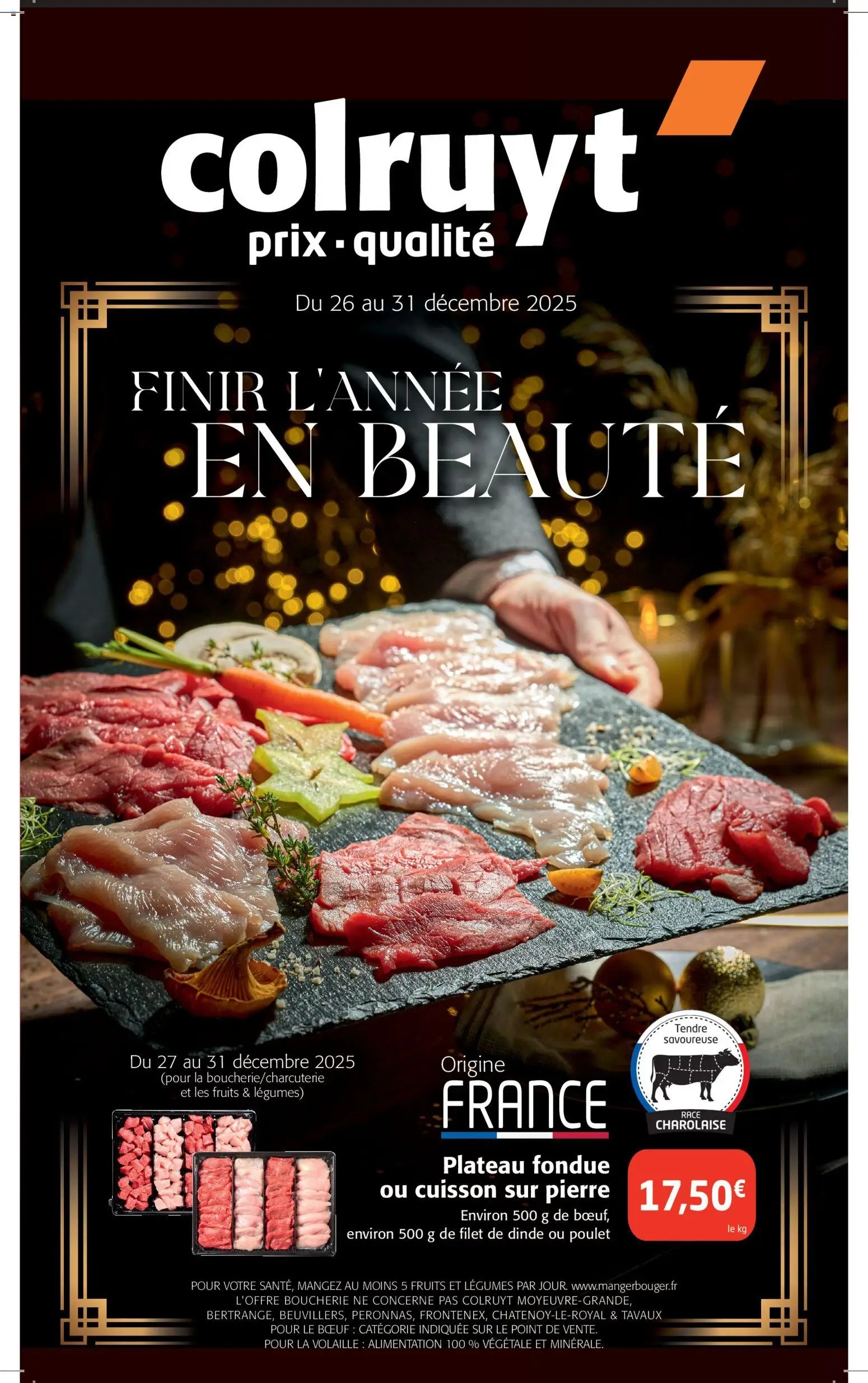 Colruyt - Finir l'année en beauté (2025-12-26 - 2025-12-31)