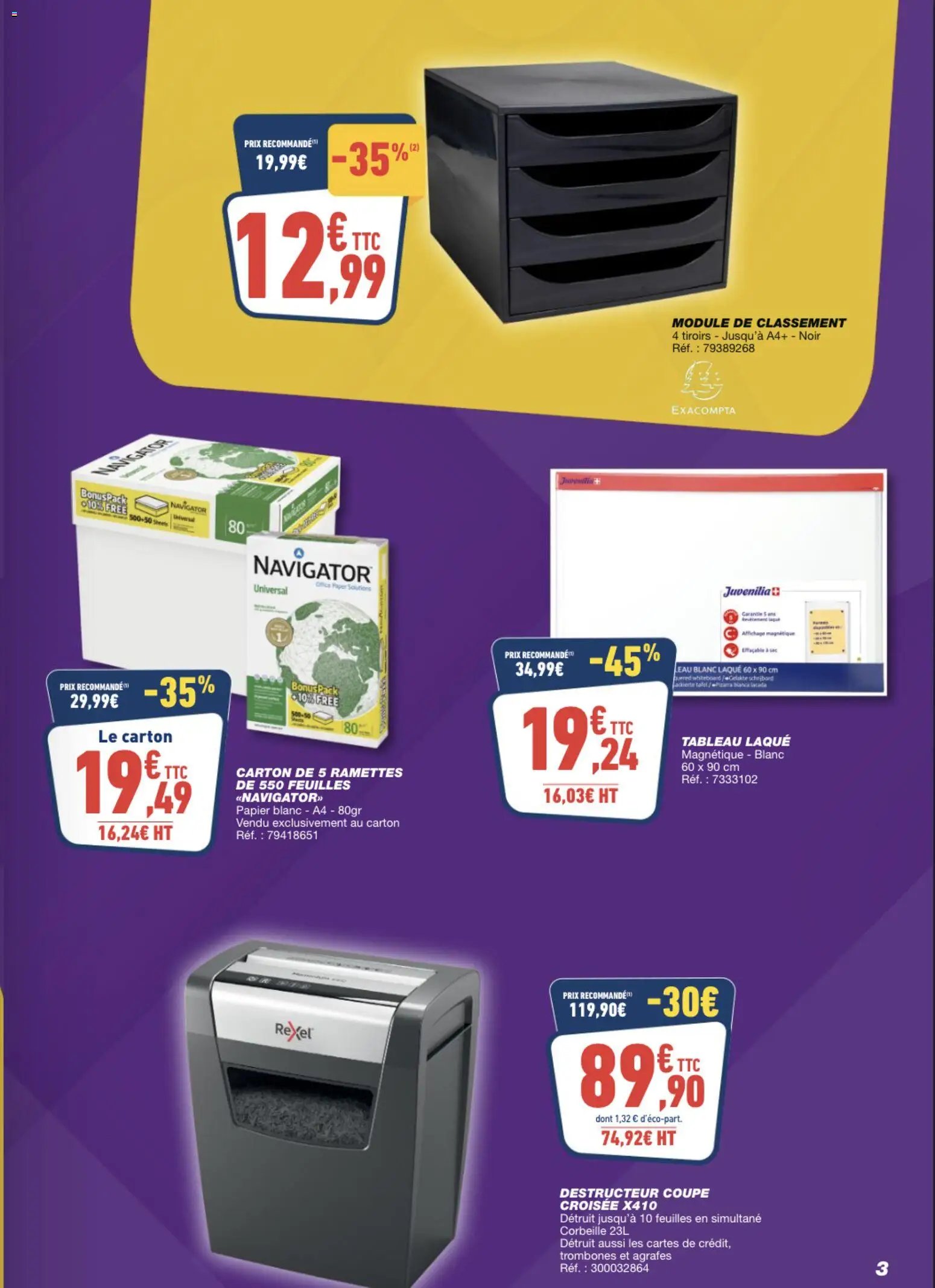 Bureau Vallée catalogue