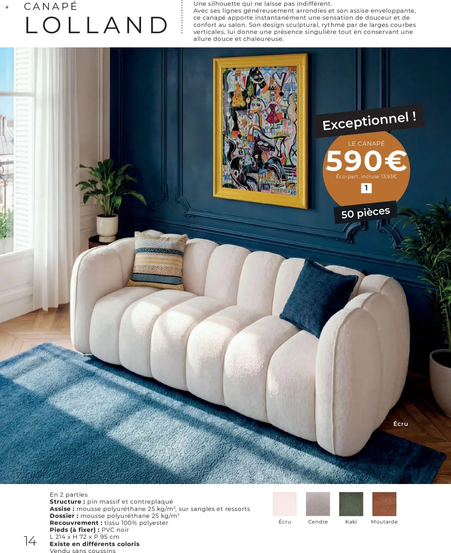 Cocktail Scandinave catalogue Spécial canapés