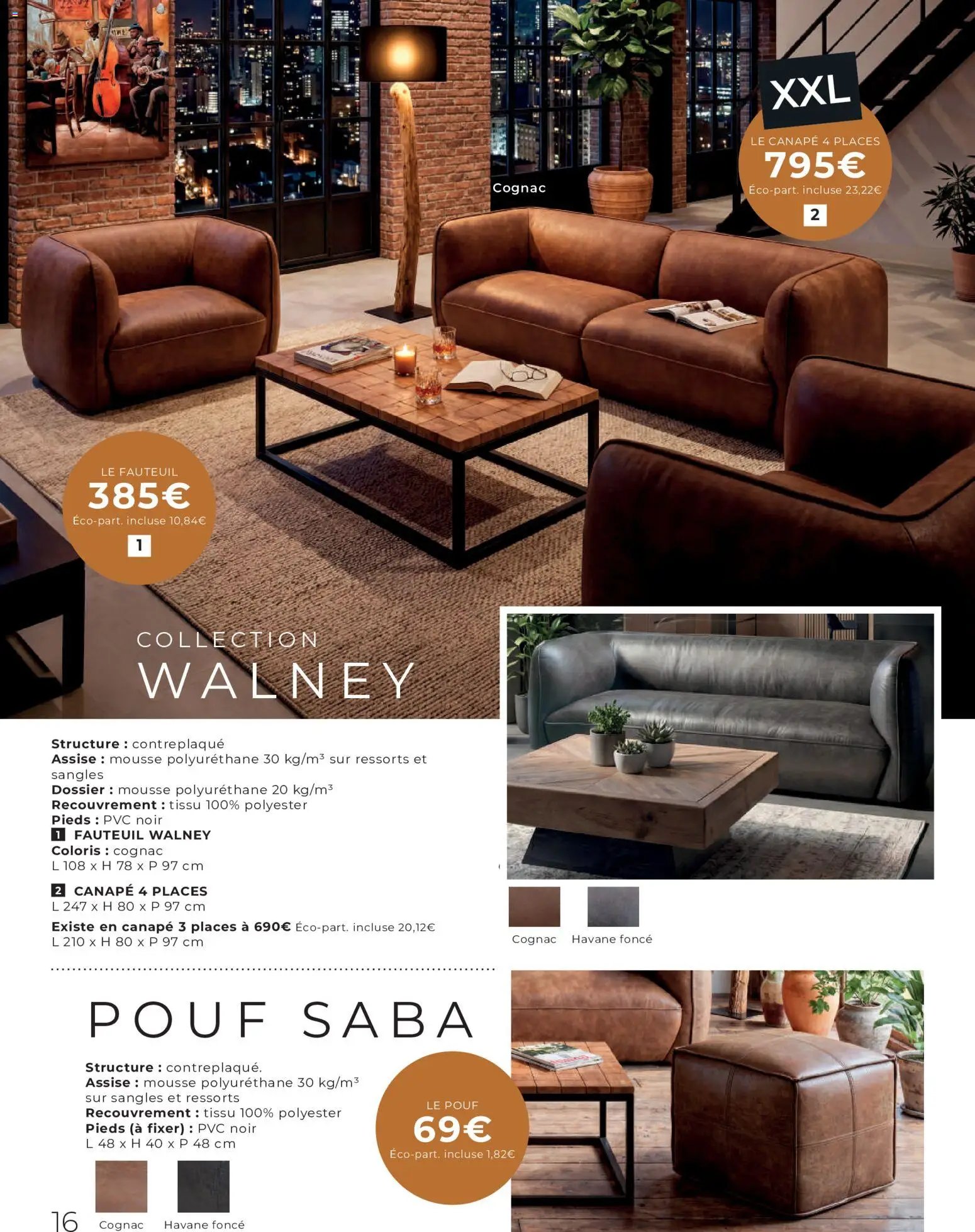 Cocktail Scandinave catalogue Spécial canapés