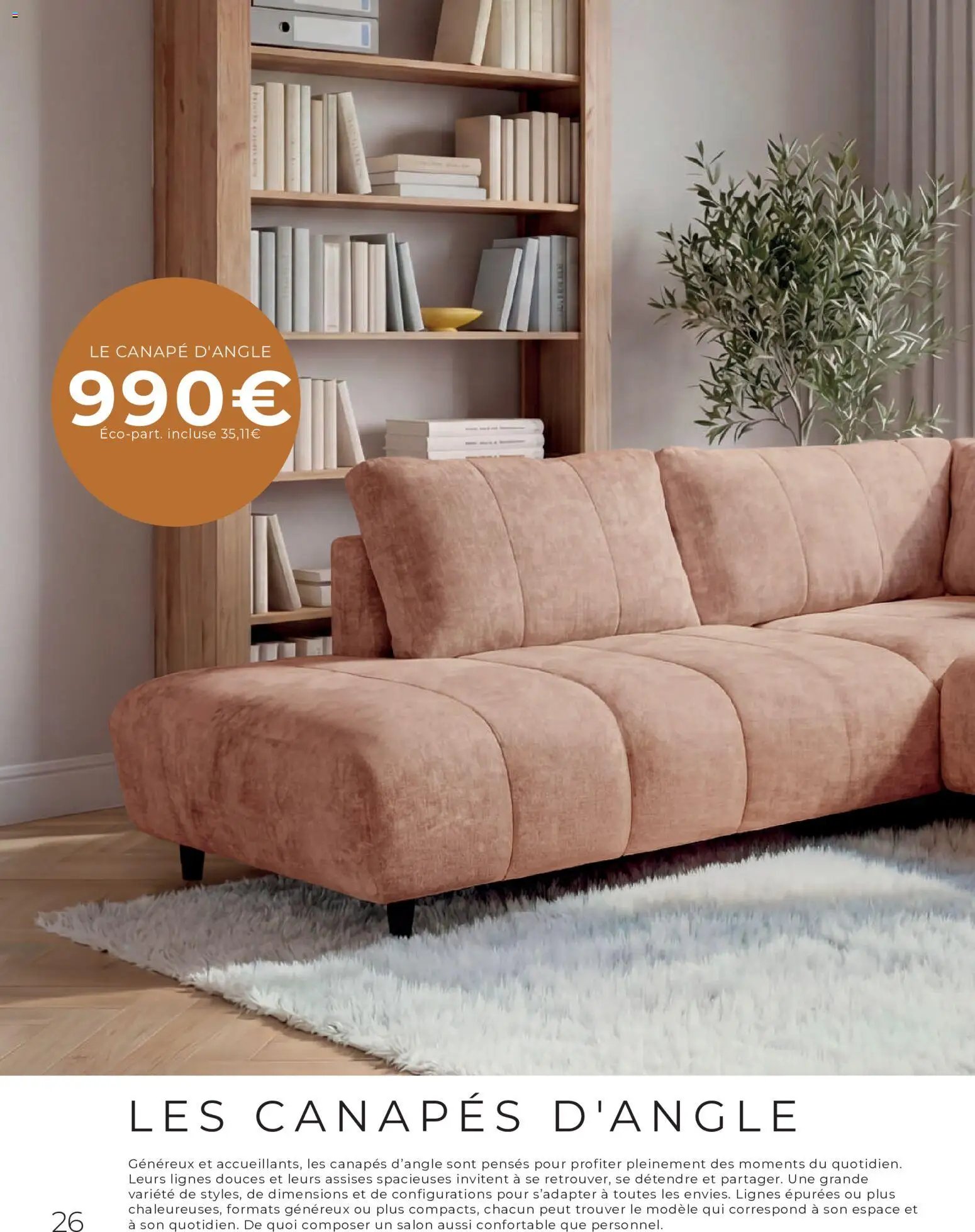 Cocktail Scandinave catalogue Spécial canapés