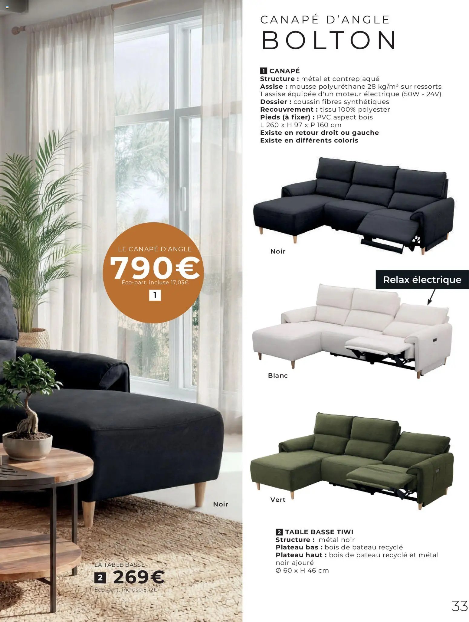 Cocktail Scandinave catalogue Spécial canapés