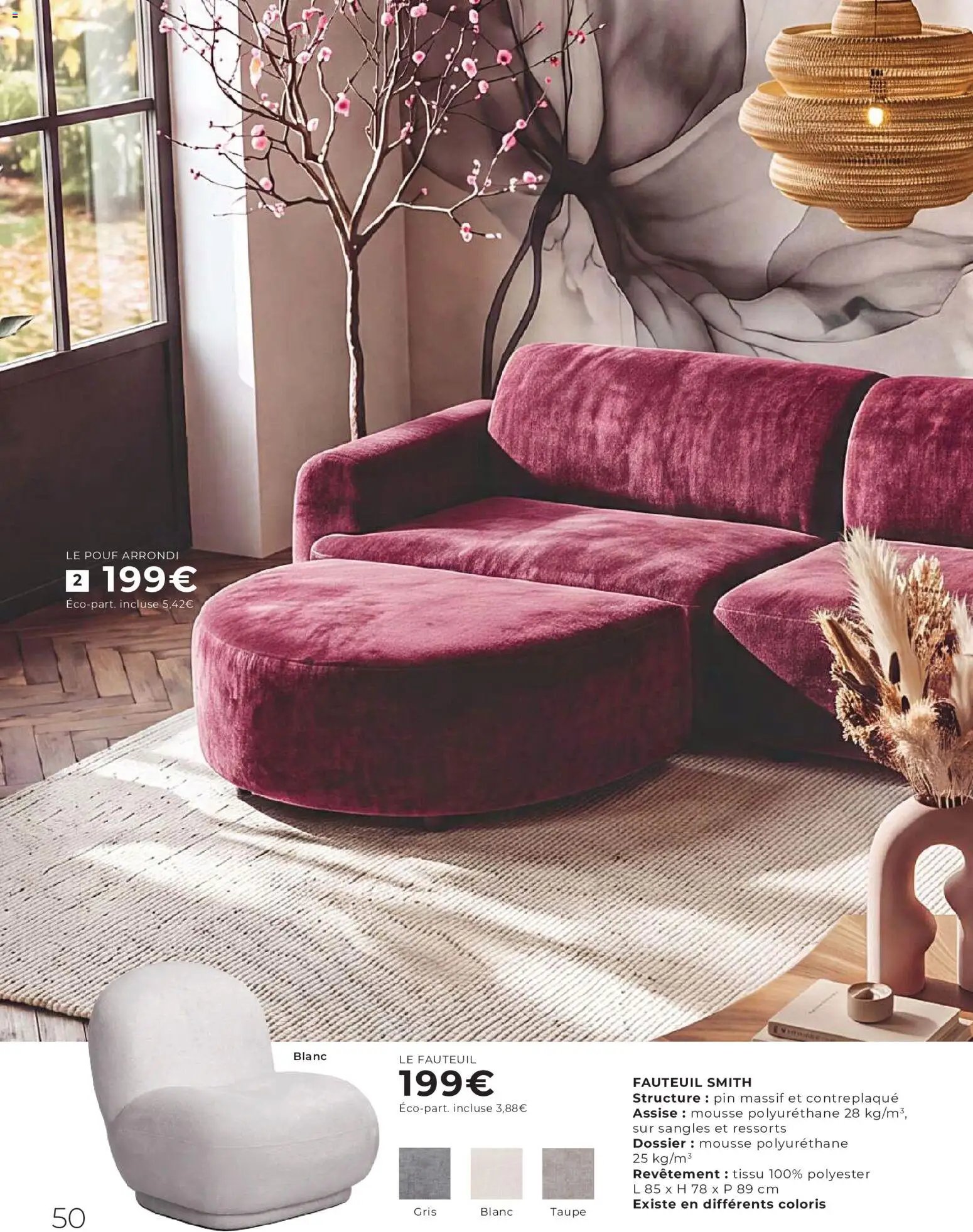 Cocktail Scandinave catalogue Spécial canapés