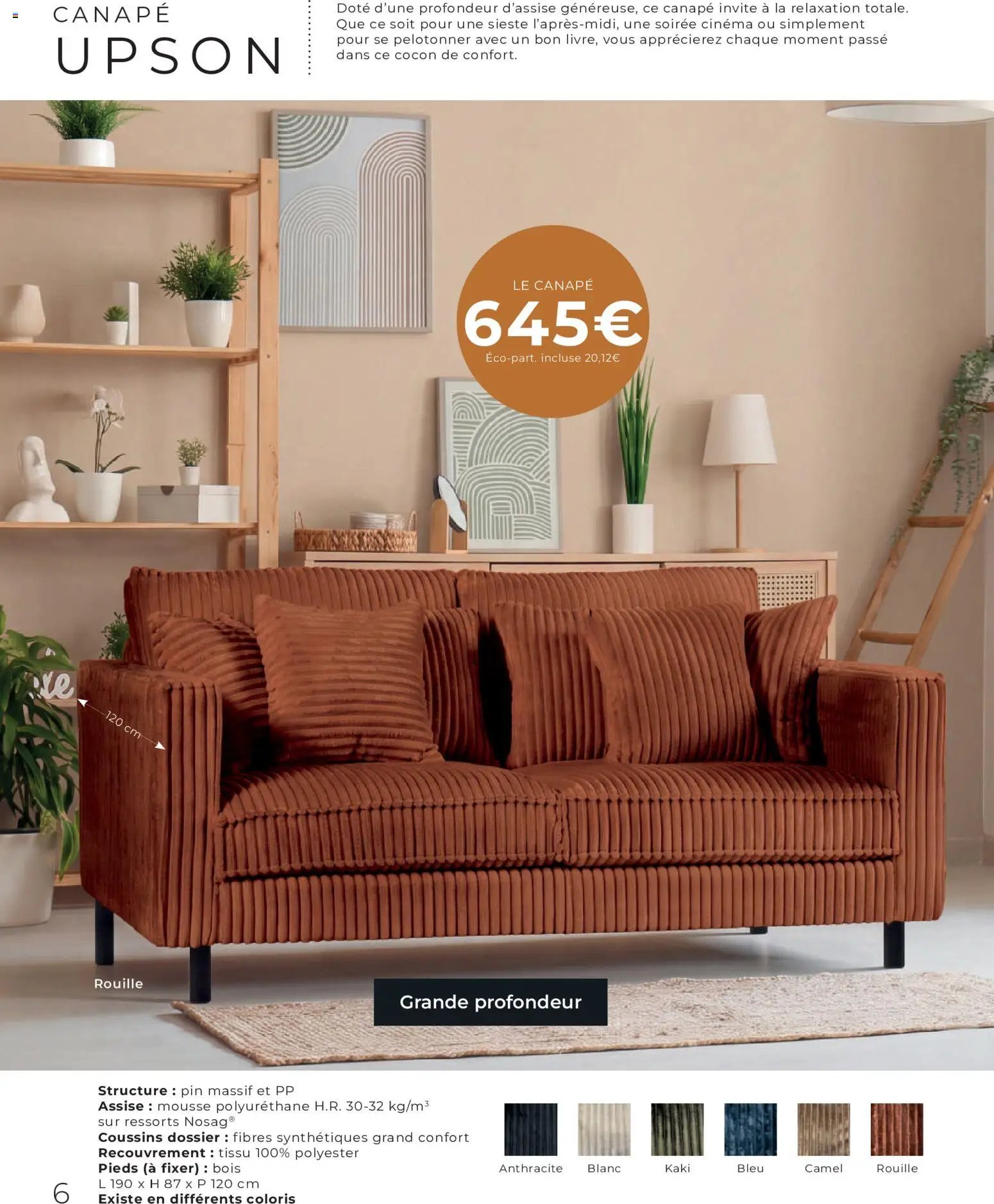Cocktail Scandinave catalogue Spécial canapés